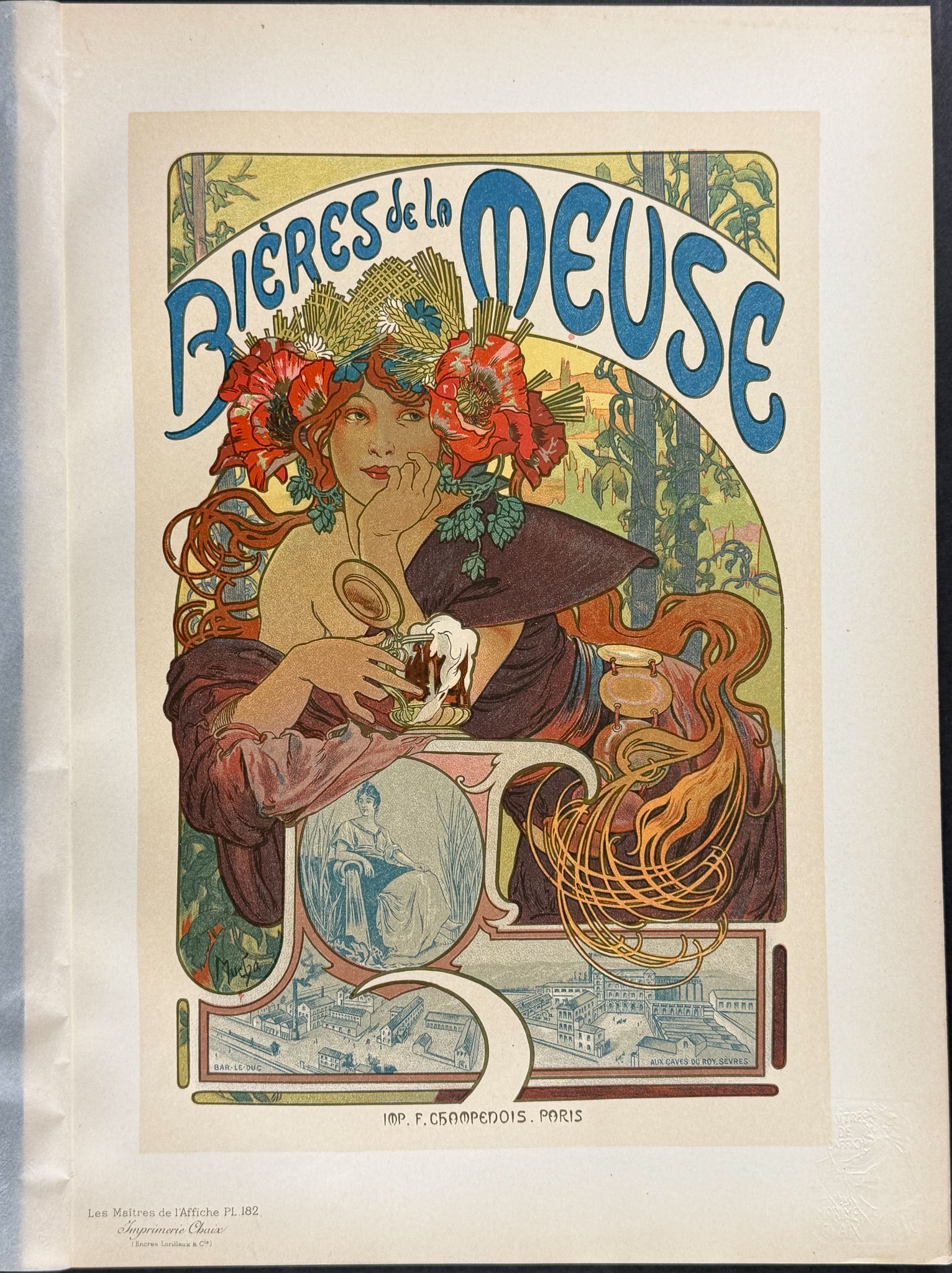 Maitres Affiches by Mucha - Bieres de la Meuse (1 of 1)