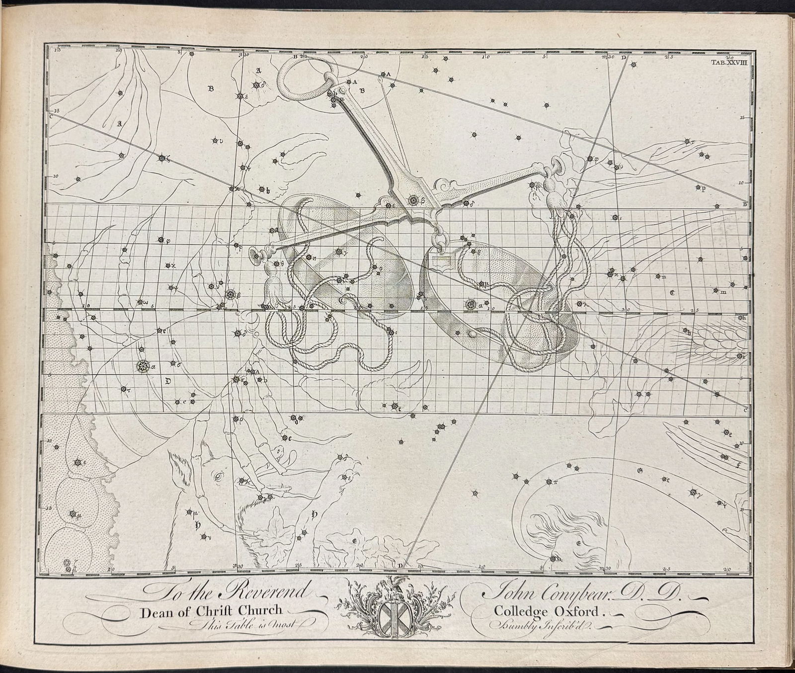 Bevis, Rare - Constellation or Star Chart: Libra (Scales) [Dedicated to Reverend John Conybear] (1 of 1)