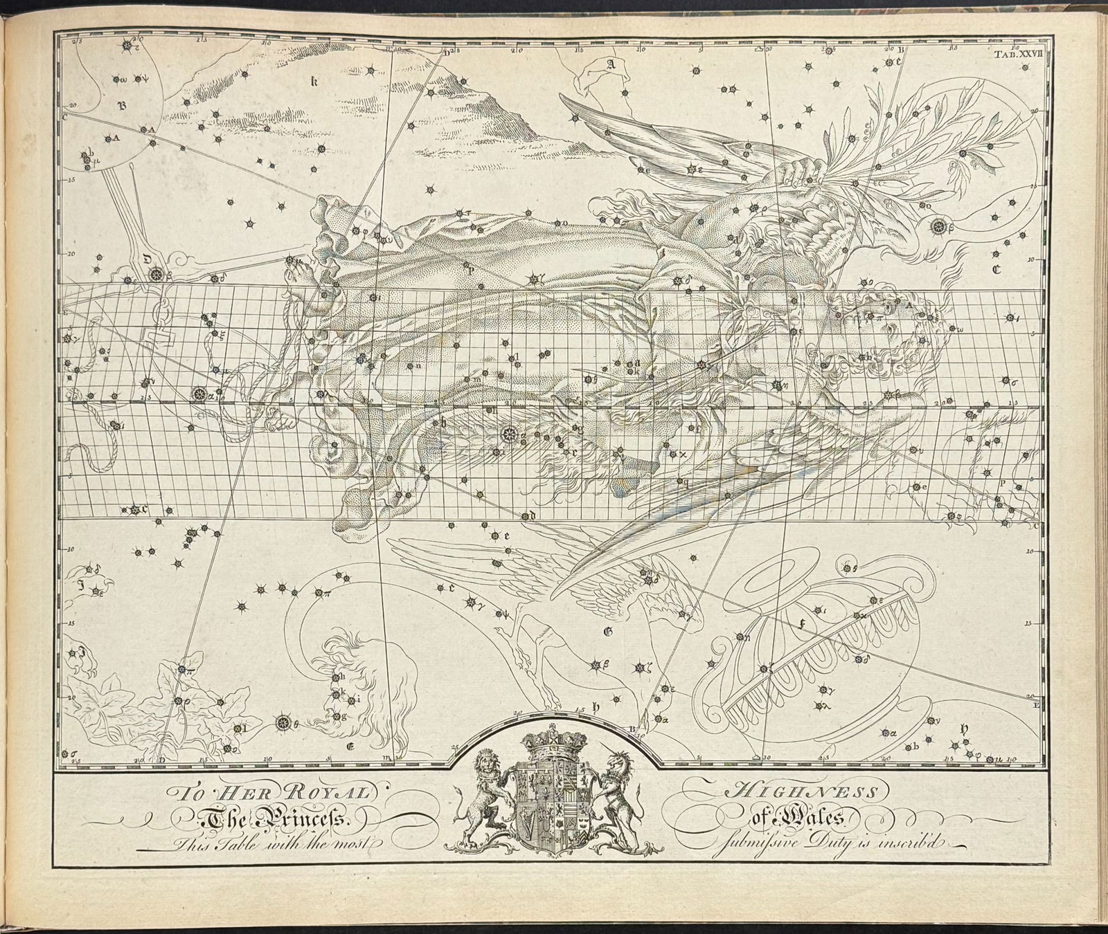 Bevis, Rare - Constellation or Star Chart: Virgo [Dedicated to the Princess of Wales] (1 of 1)