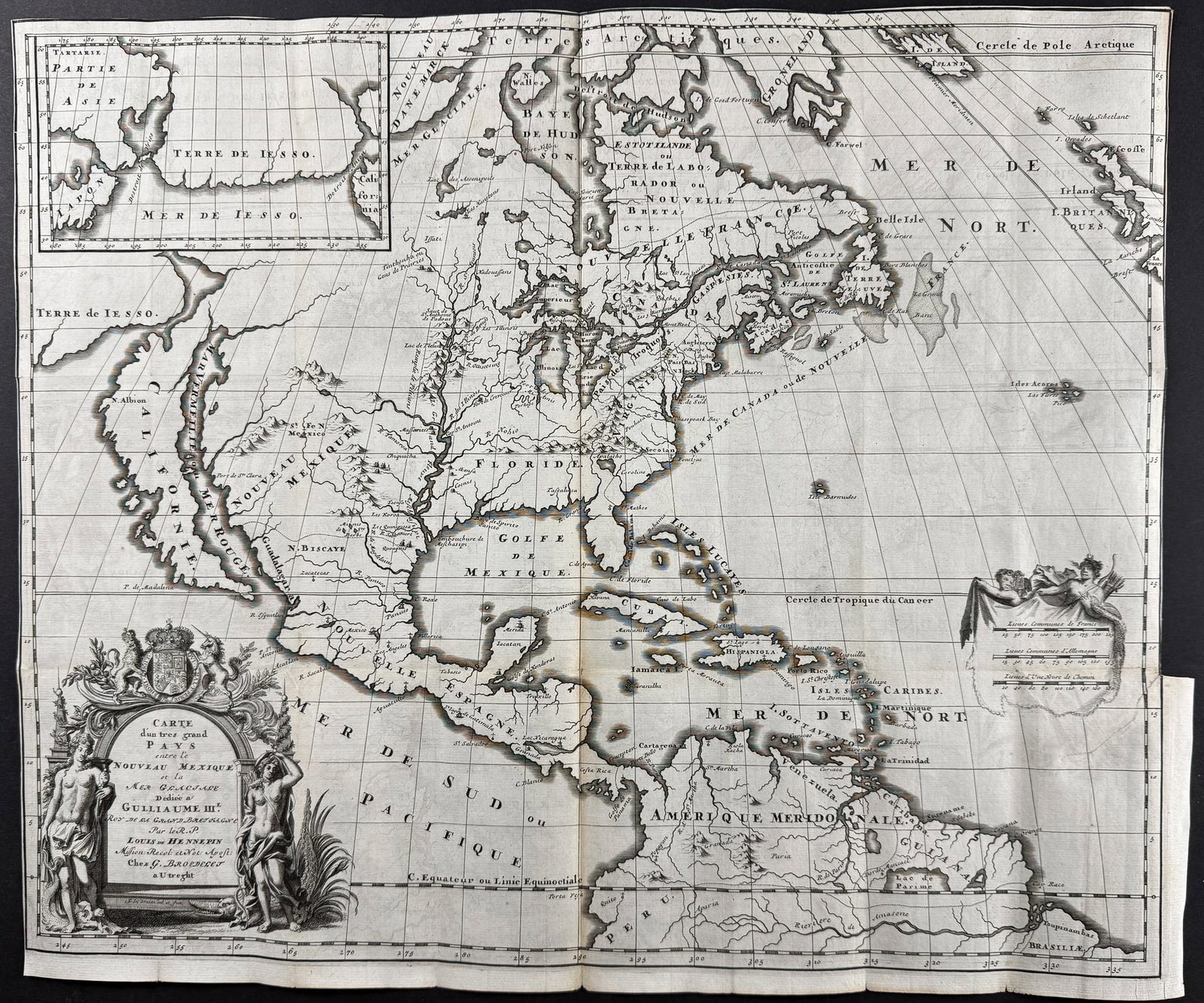 Hennepin - Map of North America (1 of 2)
