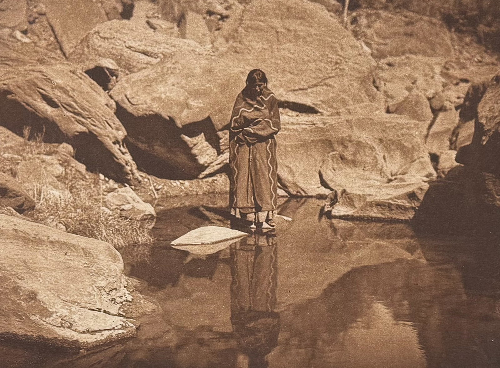 Edward Curtis - Nature's Mirror - Navaho (1 of 2)