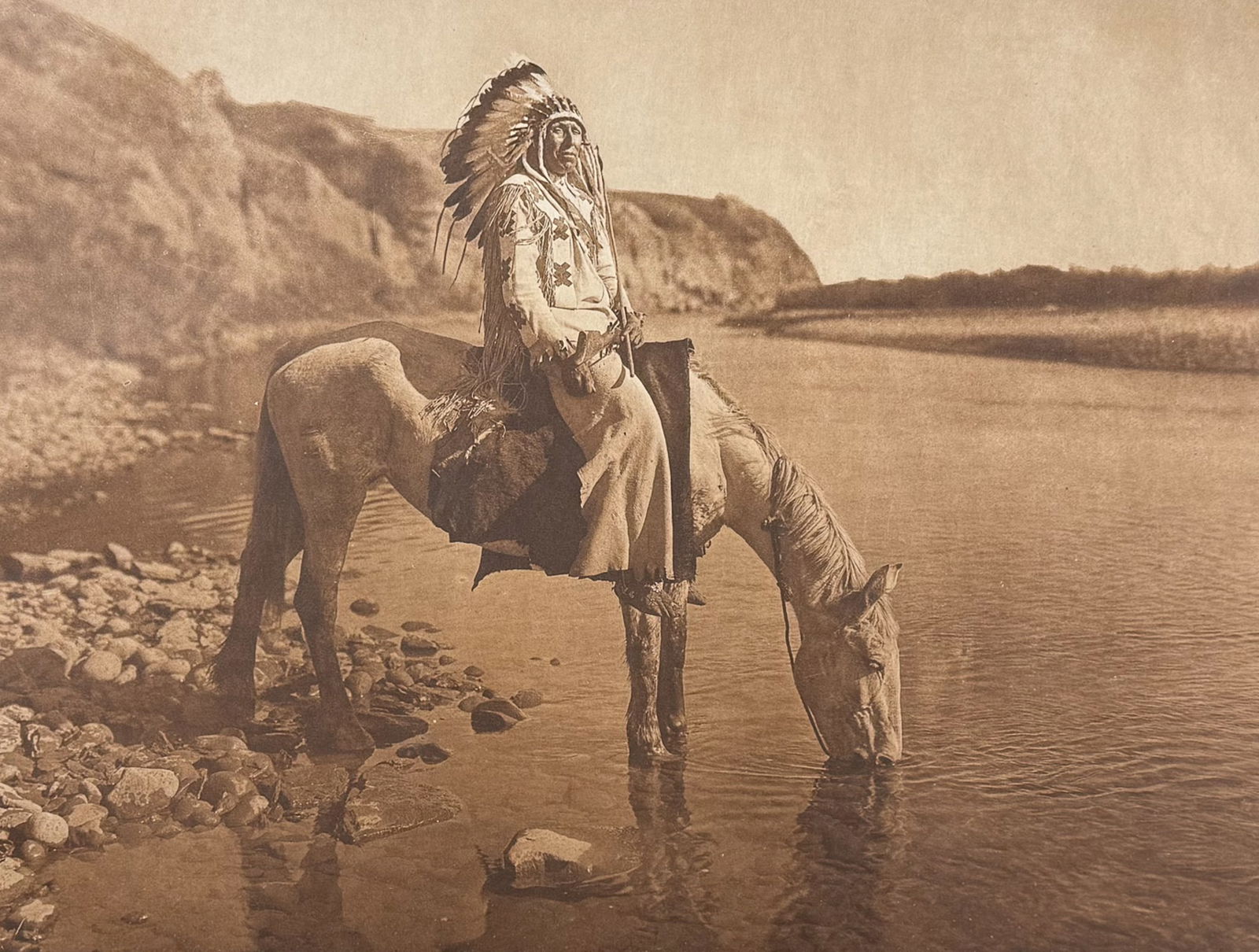 Edward Curtis, Folio - Bow River - Blackfoot (1 of 2)