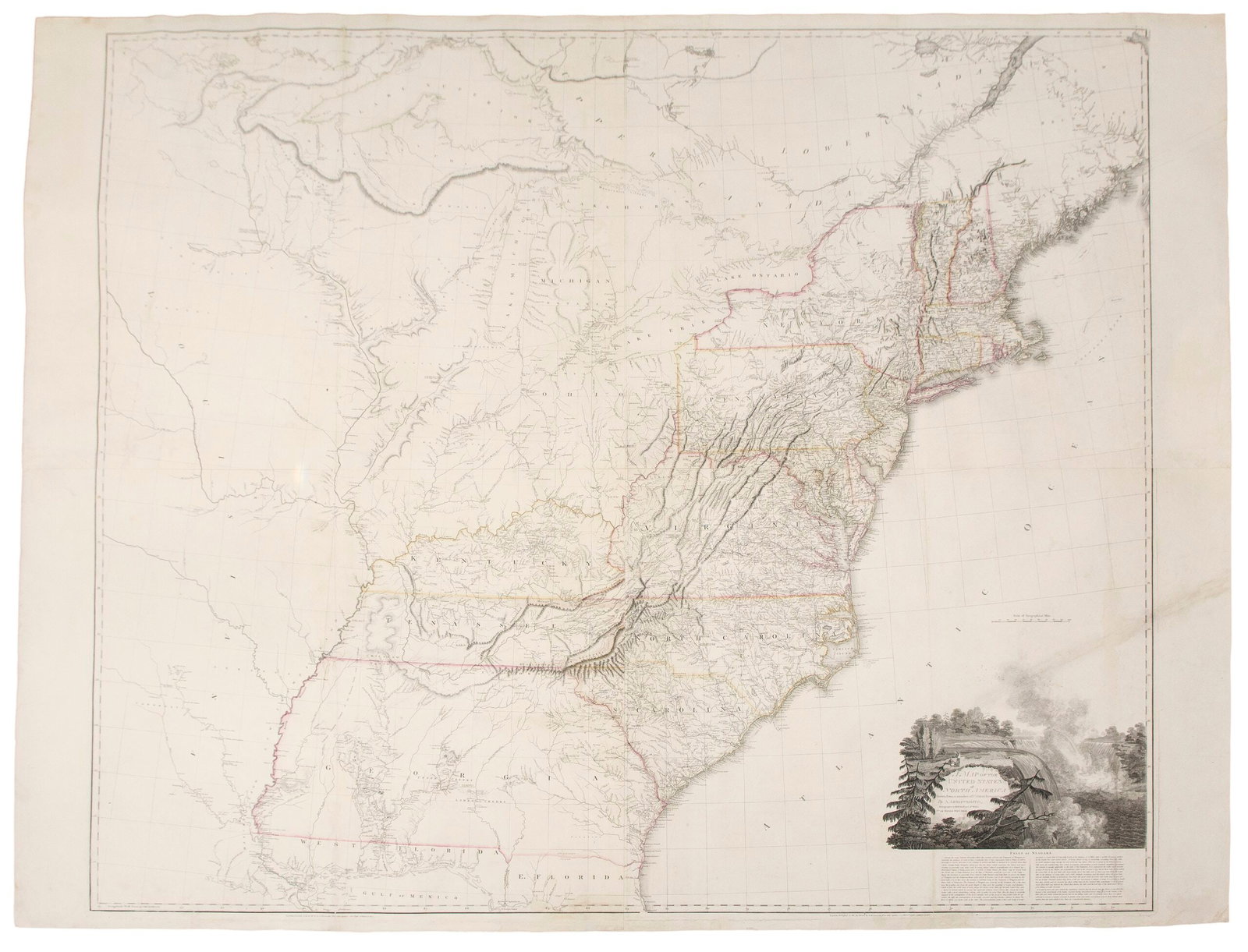 Arrowsmith - A Map of the United States of North America Drawn from a number of Critical Researches? (1 of 1)