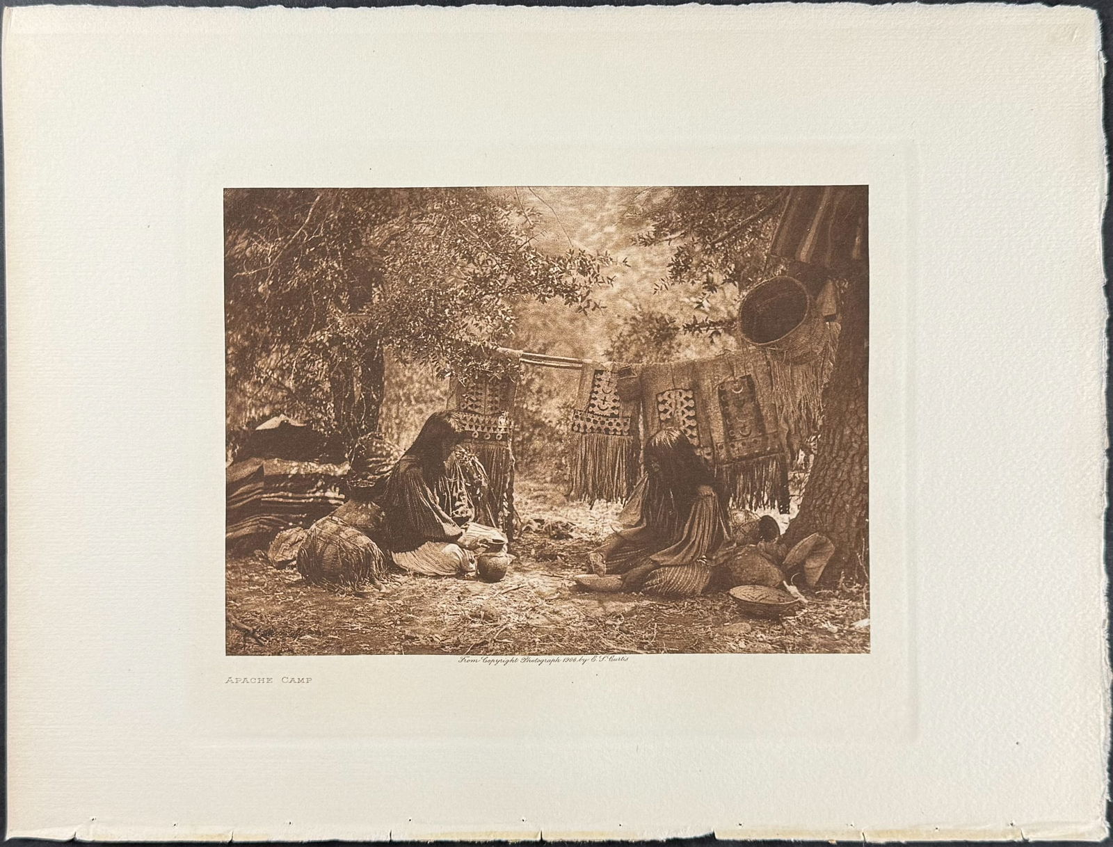 Edward Curtis - Apache Camp - 2