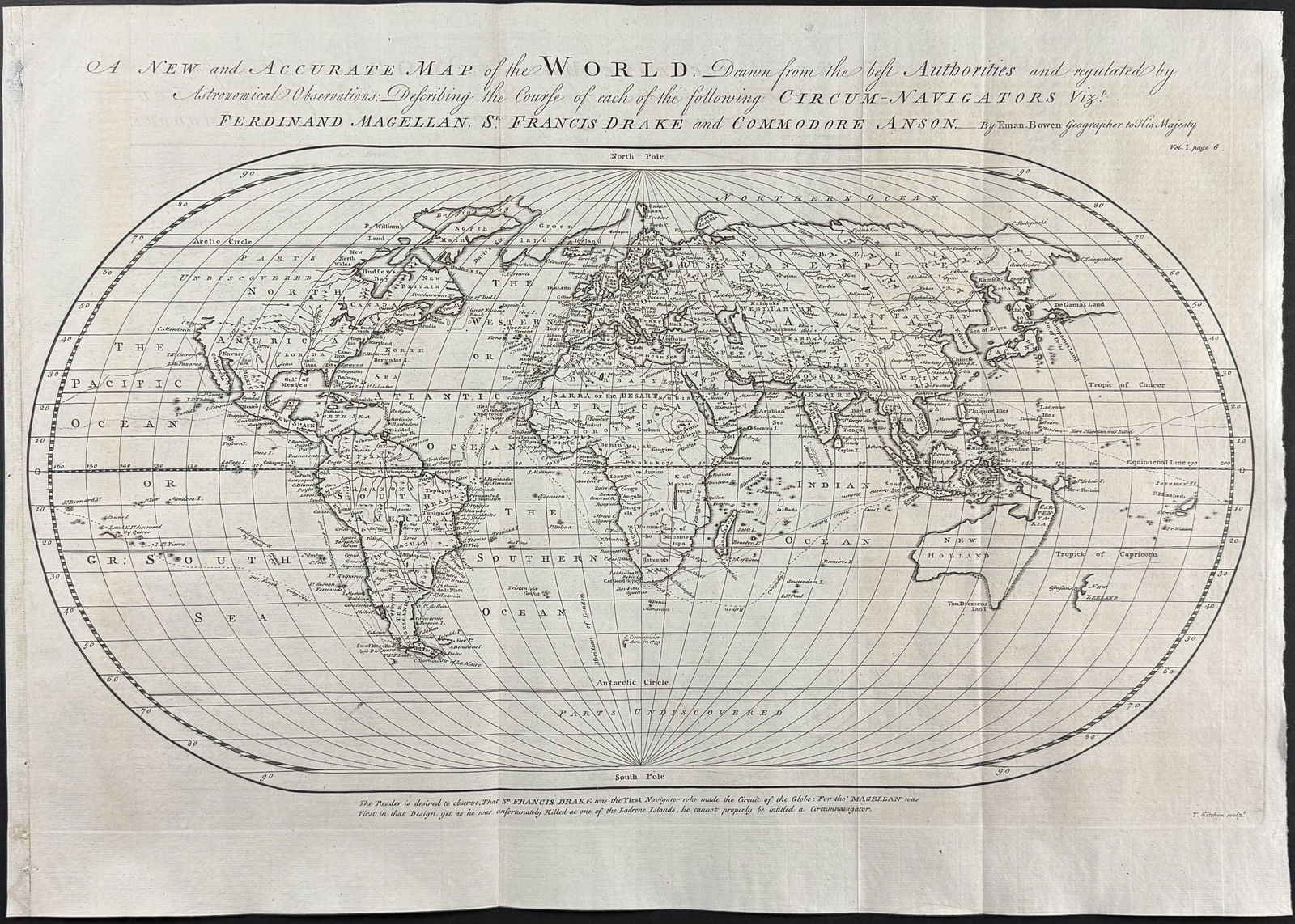 Harris - A New & Accurate Map of the World (1 of 1)