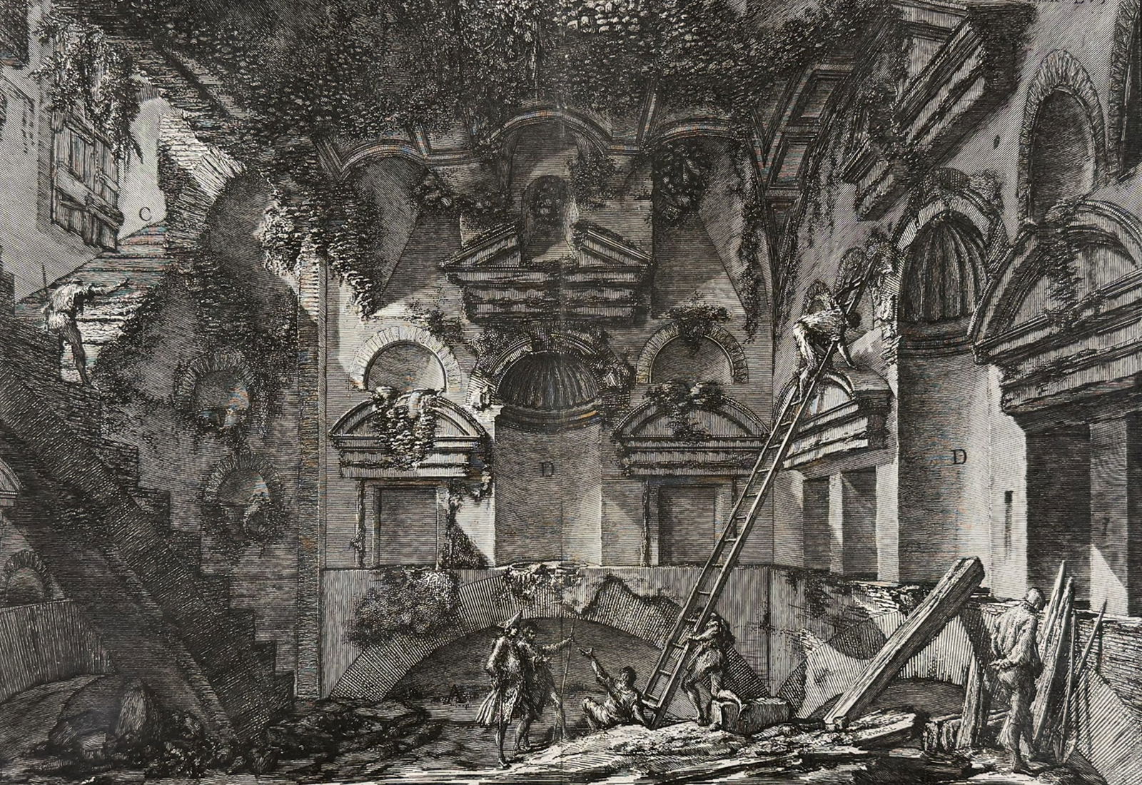 Piranesi, Folio - Sepolero anonimo nella Vigna Casale (1 of 2)