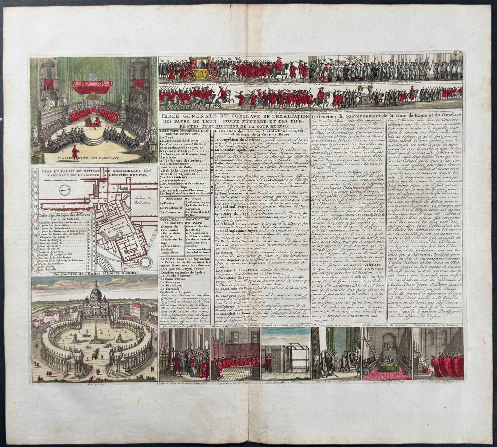 Chatelain - Views of the Vatican, Conclave, St. Peter's Basilica, Rome (1 of 1)