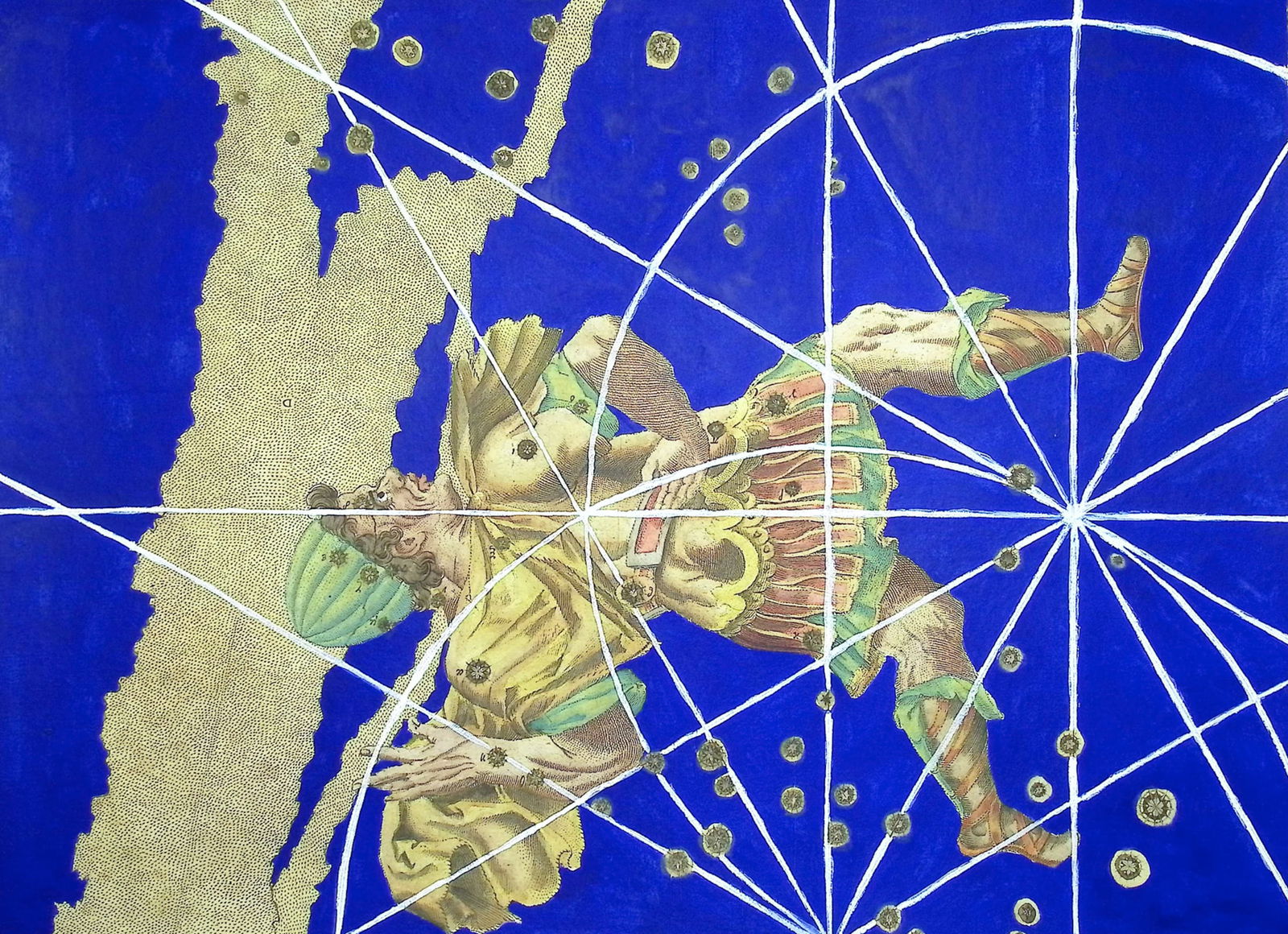 Bayer - Constellation or Star Chart of Cepheus, the Soldier: Perhaps the most influential book in celestial maps, Johann Bayer's Uranometria set long-lasting standards in the world of astronomy. Most importantly, this was not just a book of pictures of the skie