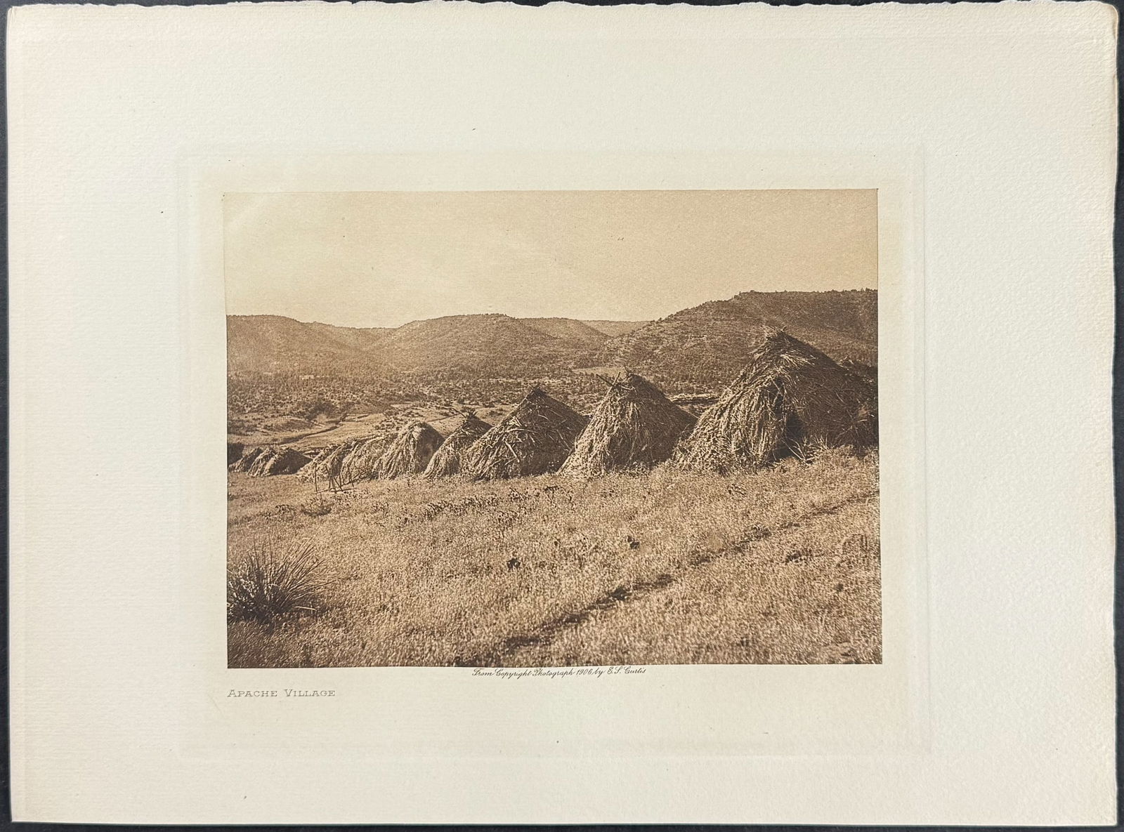 Edward Curtis - Apache Village - 2