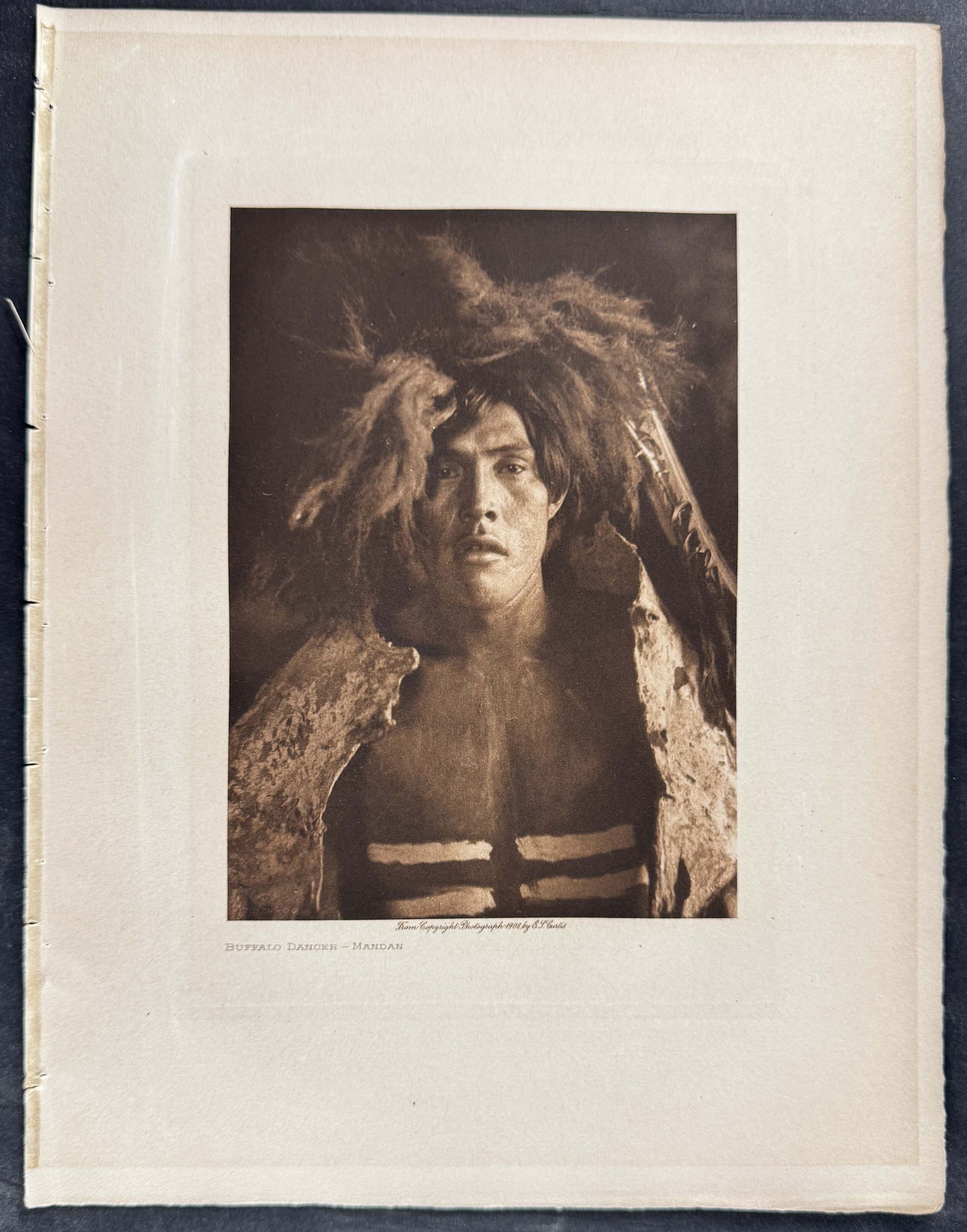 Edward Curtis - Buffalo Dancer - Mandan - 2