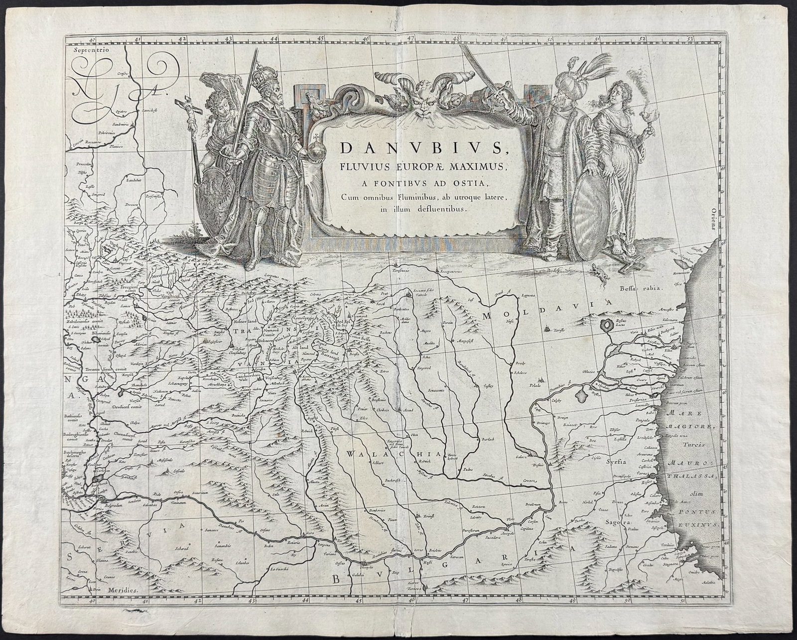 Blaeu - Chart of the Danube River (1 of 2)