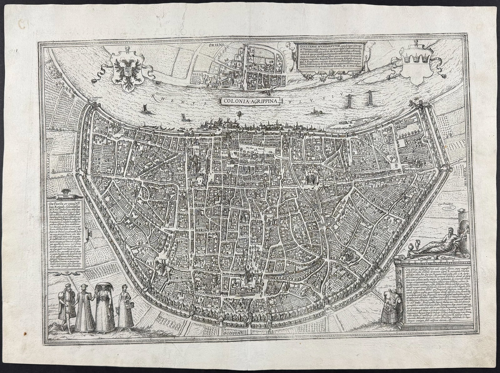Braun & Hogenberg, pub. 1575 - View of Cologne,Germany (1 of 1)