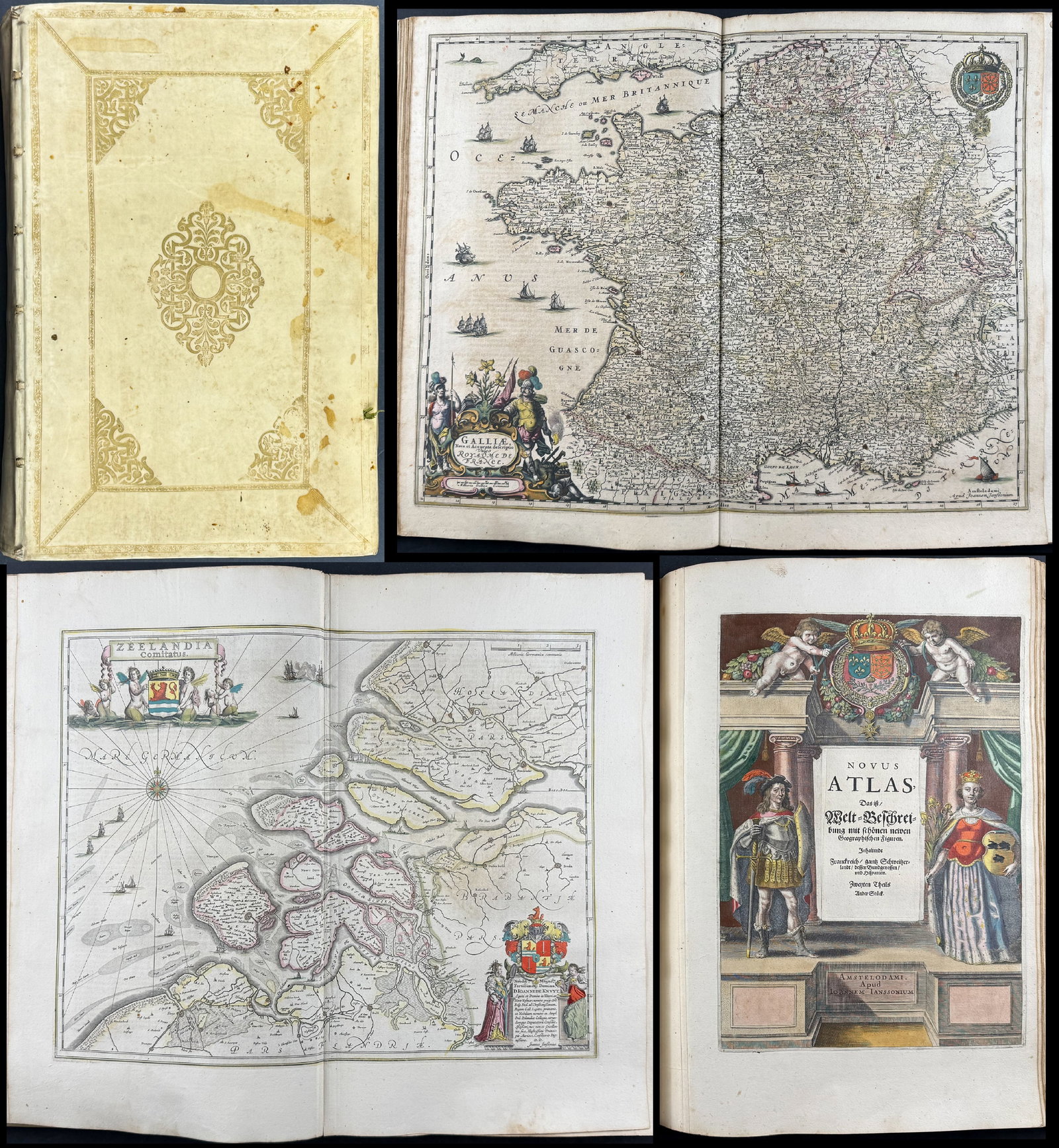 Jansson & Hondius's Atlas - Volume 2 with 114 Originally Hand-colored Maps (1 of 20)