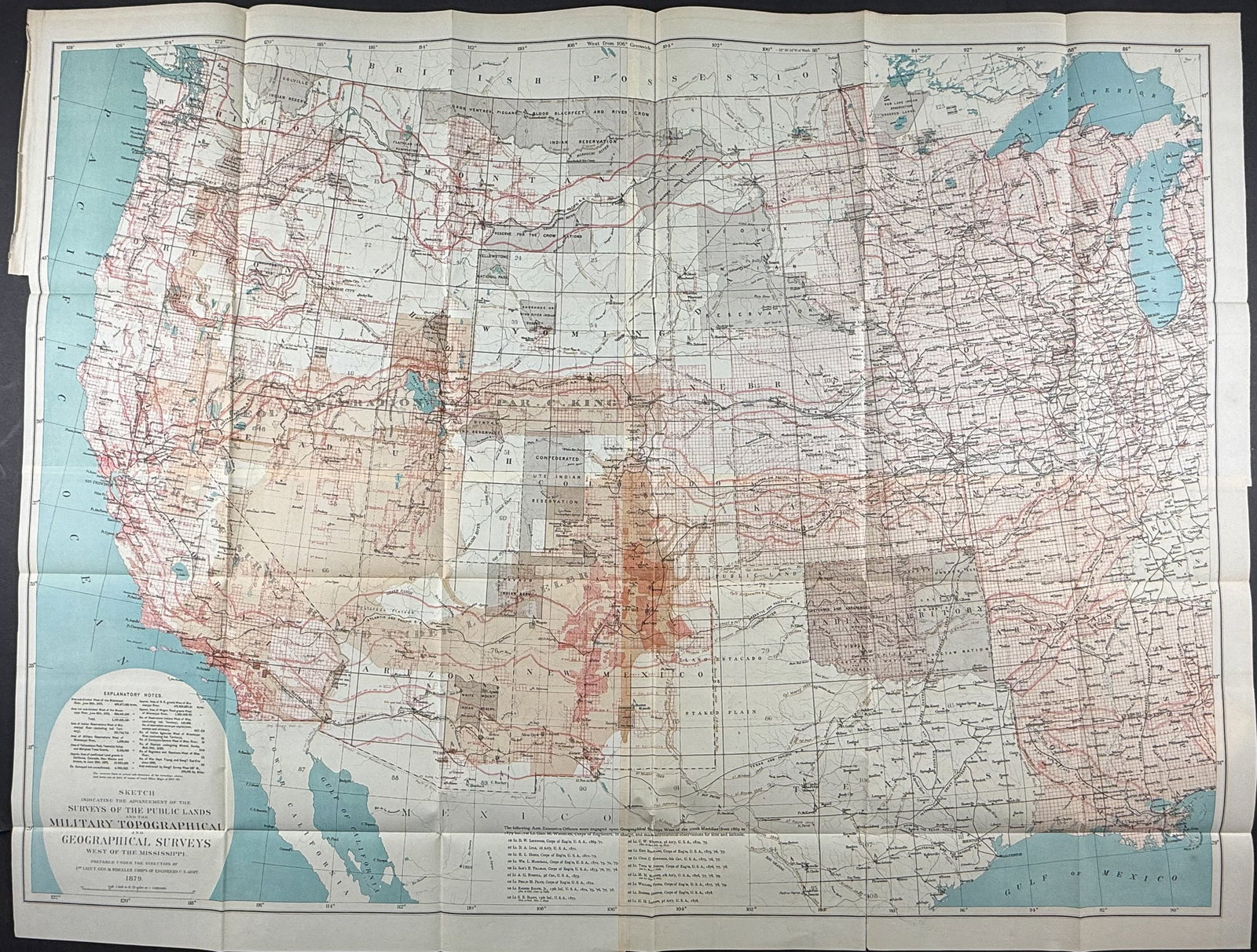 Emory - Map of America West of the Mississippi (1 of 1)