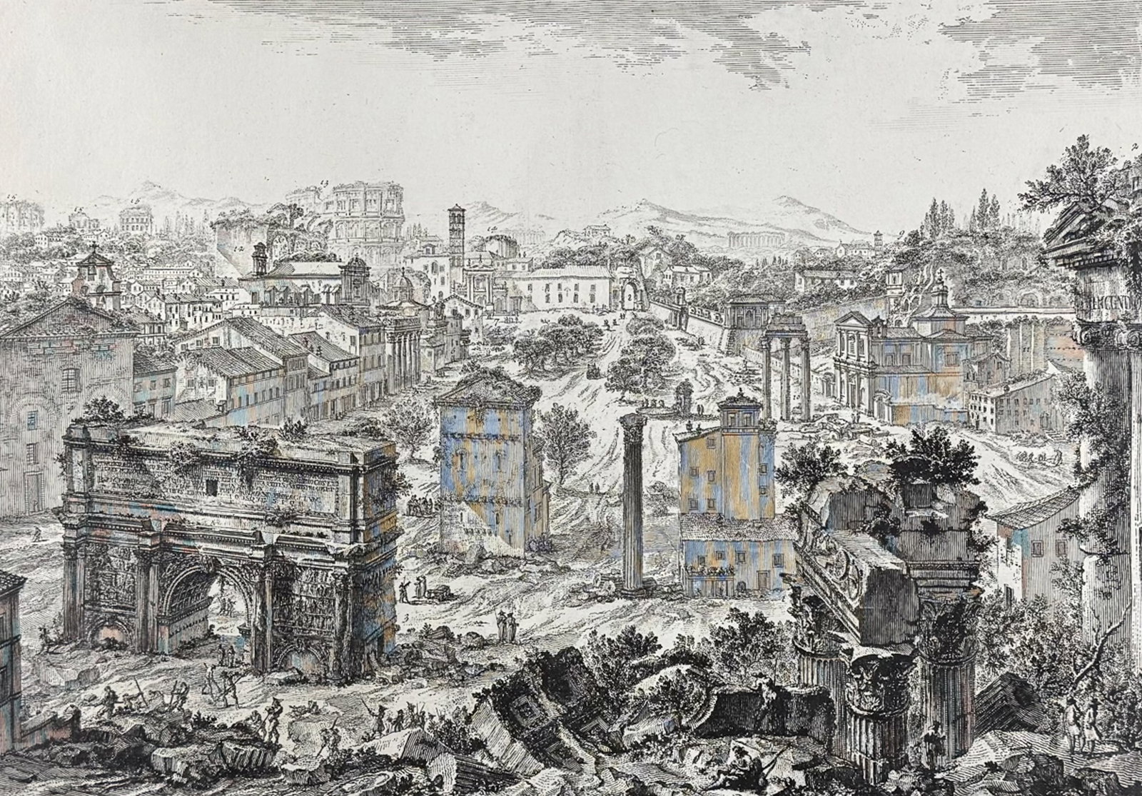 Piranesi, Large Folio - View of the Campo Vaccino [Veduta di Campo Vaccino] (1 of 2)