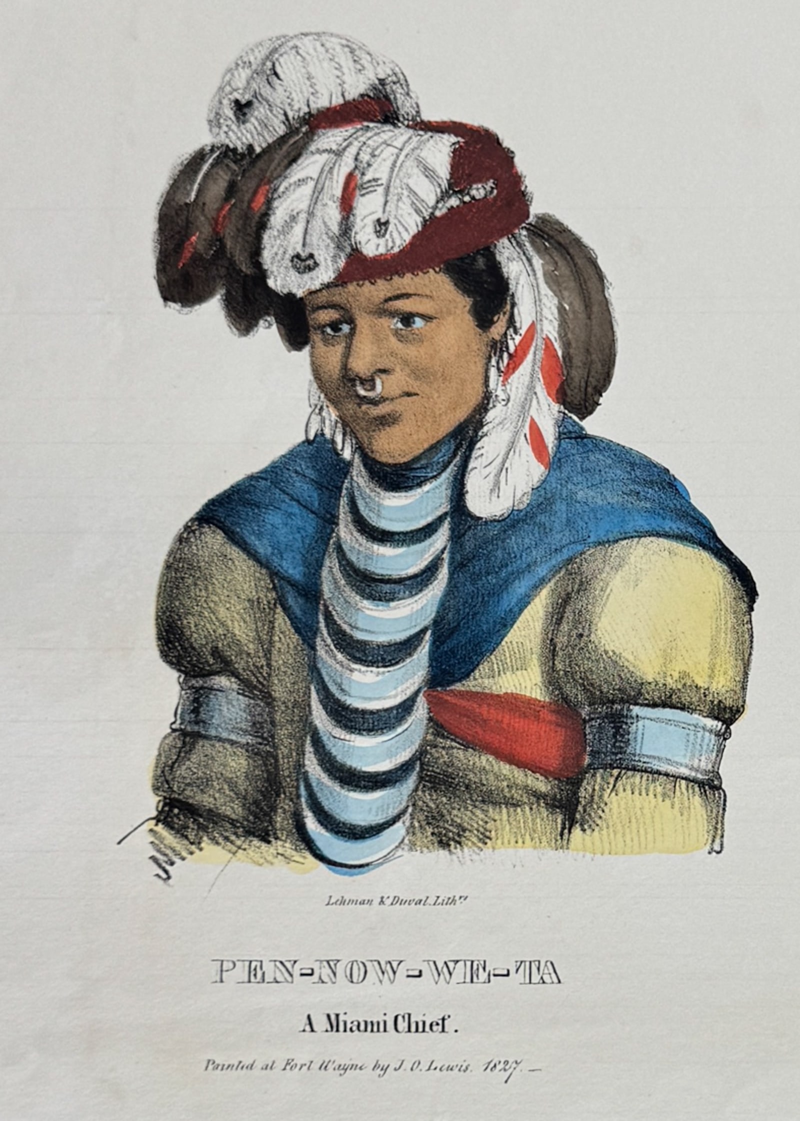 Lewis - Pen-Now-We-Ta, A Miami Chief (1 of 2)