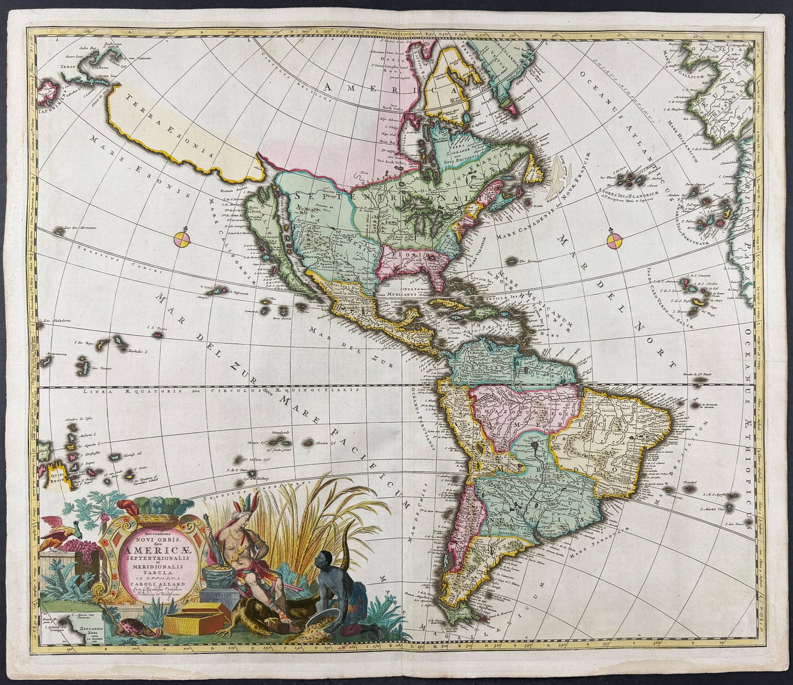 Visscher - Map of the Americas (1 of 2)