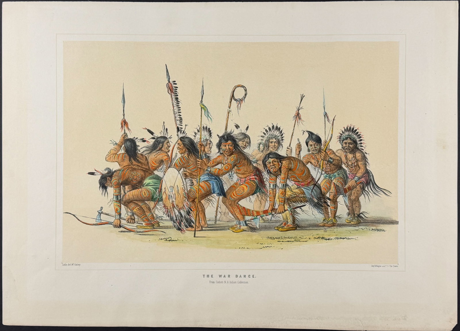 Catlin, Folio - The War Dance - 2