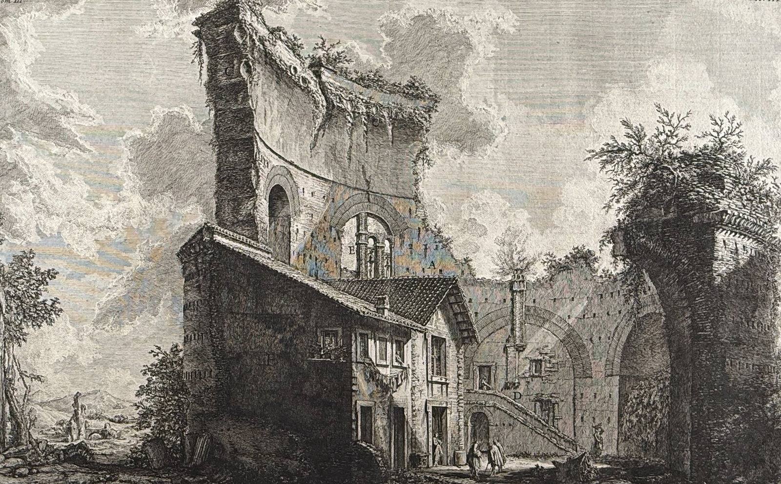 Piranesi - View of the Remains of the Mausoleum of Saint Helena [Veduta dell'Avanzo del Mausoleo di (1 of 2)