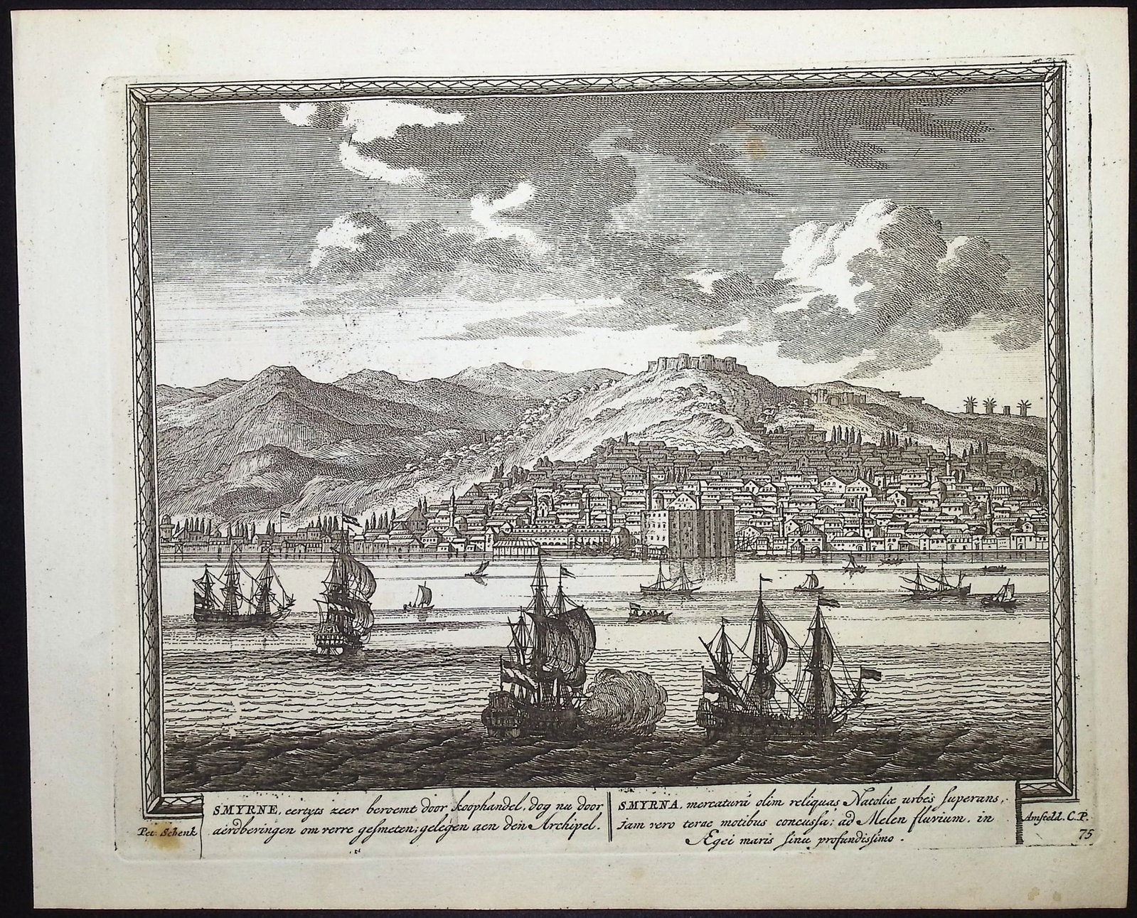 Schenck - View of Smyrna (Izmir), Turkey (Smirne). 75 (1 of 1)