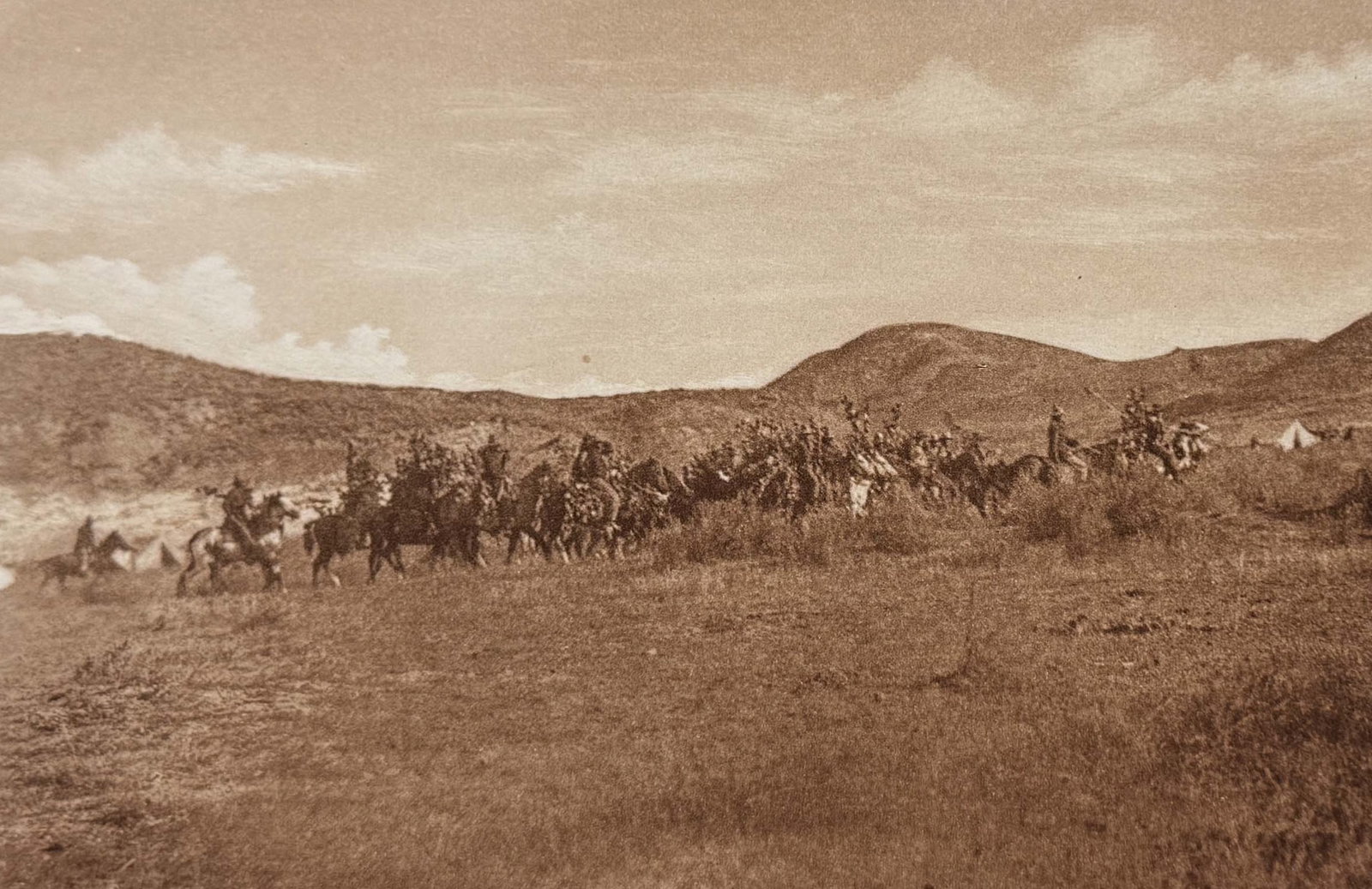 Edward Curtis - Warrior Society Encircling Camp - Cheyenne (1 of 2)