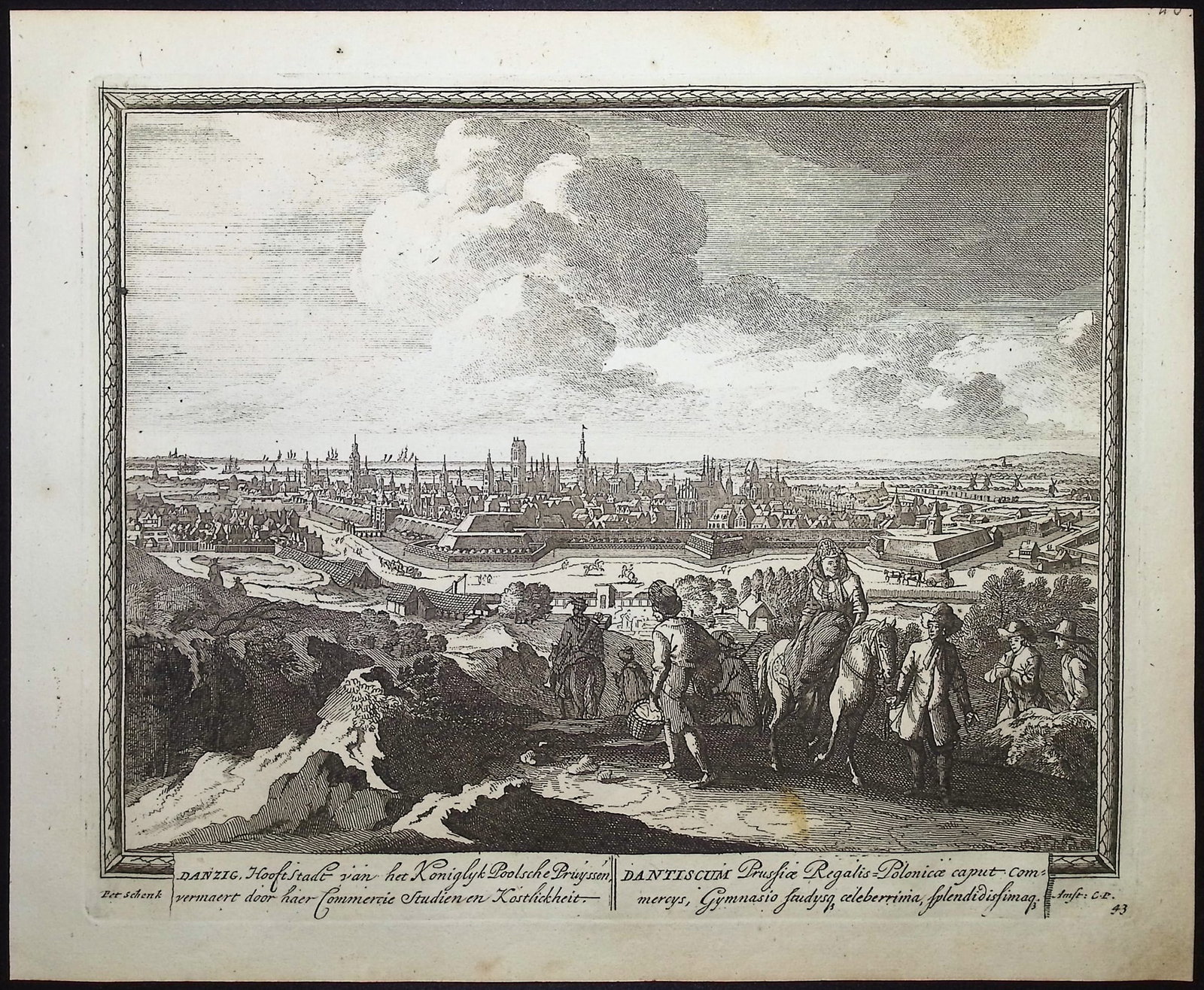 Schenck - View of Danzig (Gdansk), Poland (Dantzig) (1 of 1)