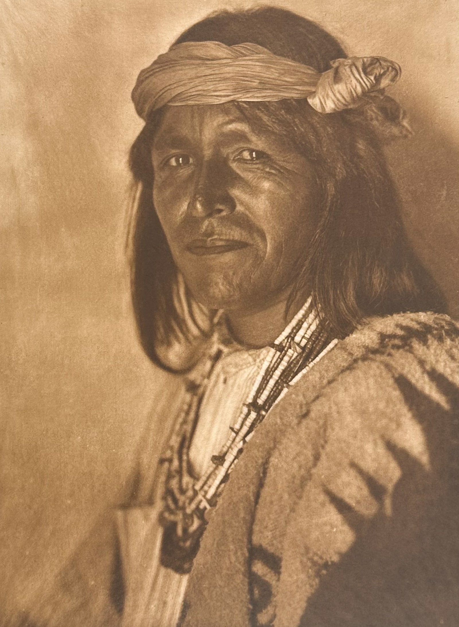 E Curtis, Folio, Japanese Tissue in Overmat - A Jemez Fiscal (1 of 2)