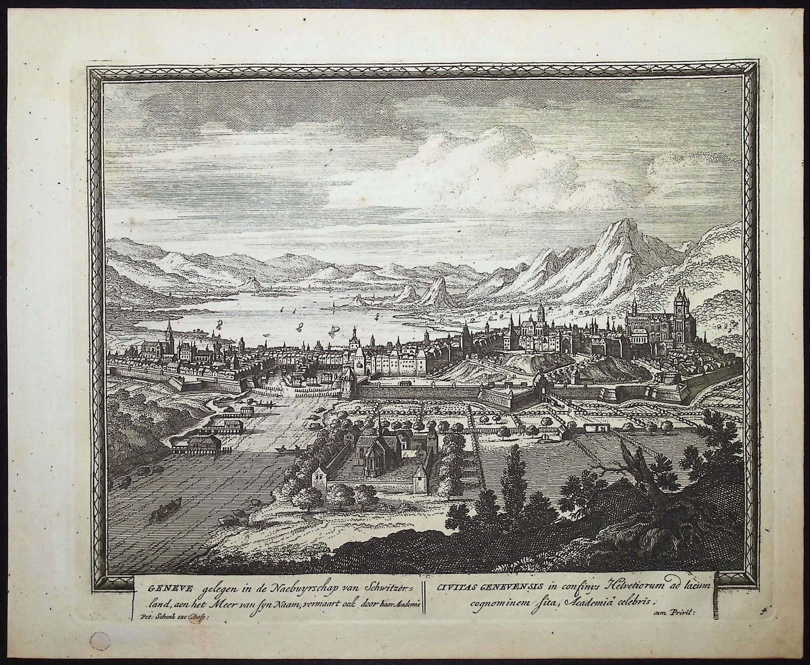 Schenck - View of Geneva, Switzerland (Geneve) (1 of 1)