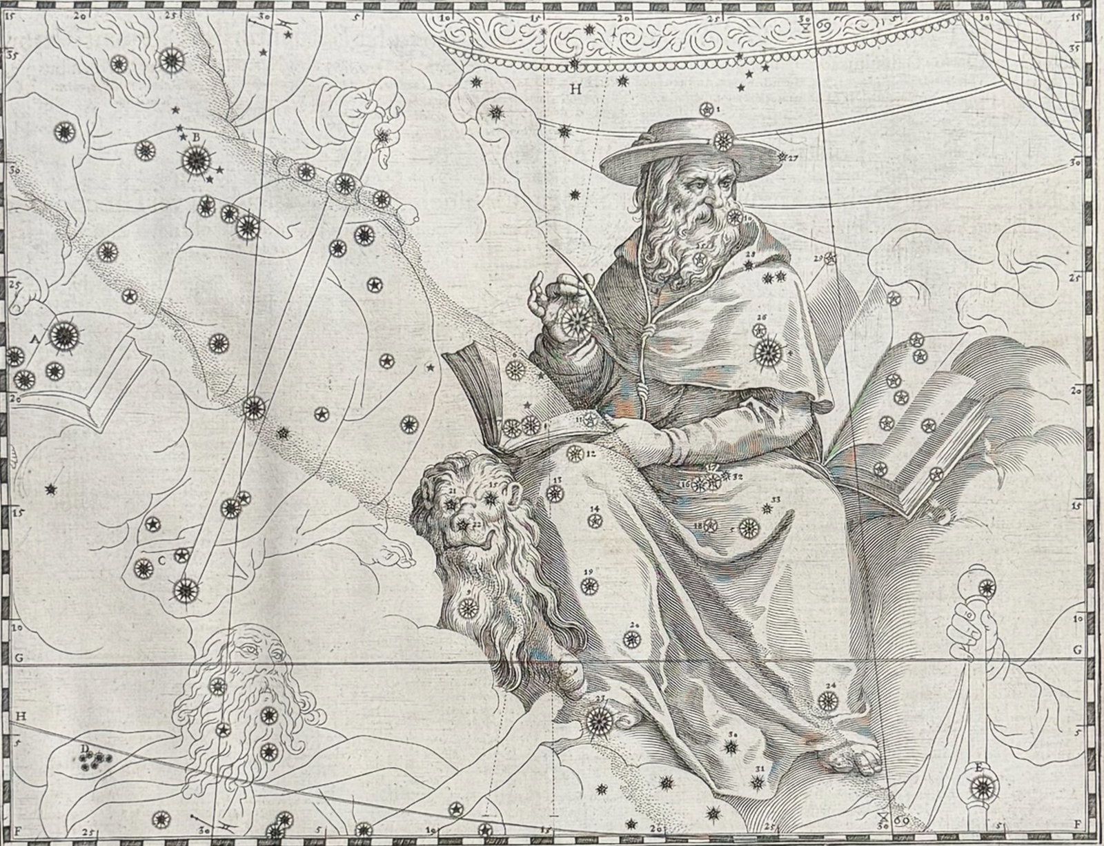 Schiller - Christianized Constellation of Saint Jerome, Doctor of the Church (Auriga) (1 of 3)