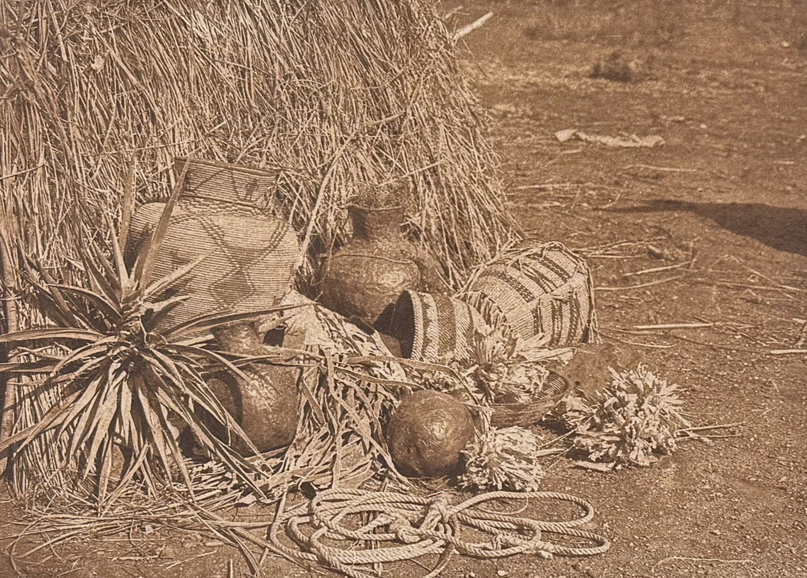 Edward Curtis - Apache Still Life (1 of 2)