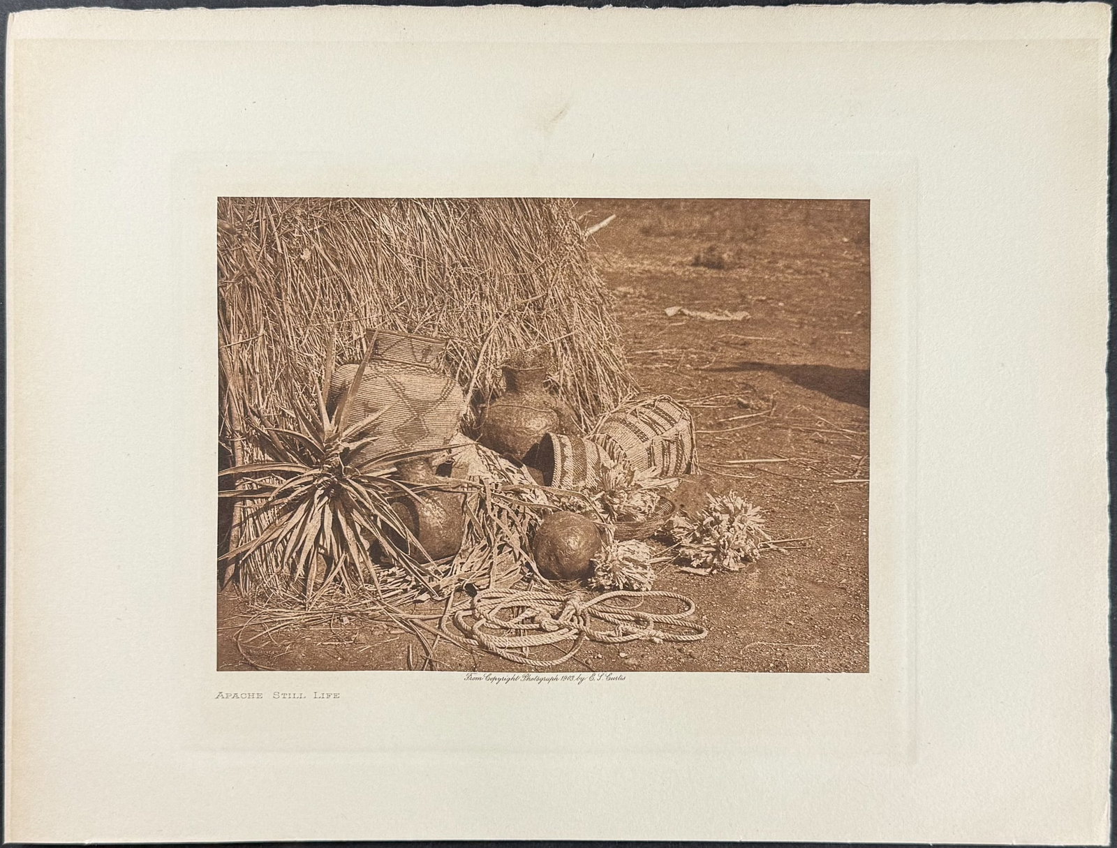 Edward Curtis - Apache Still Life - 2