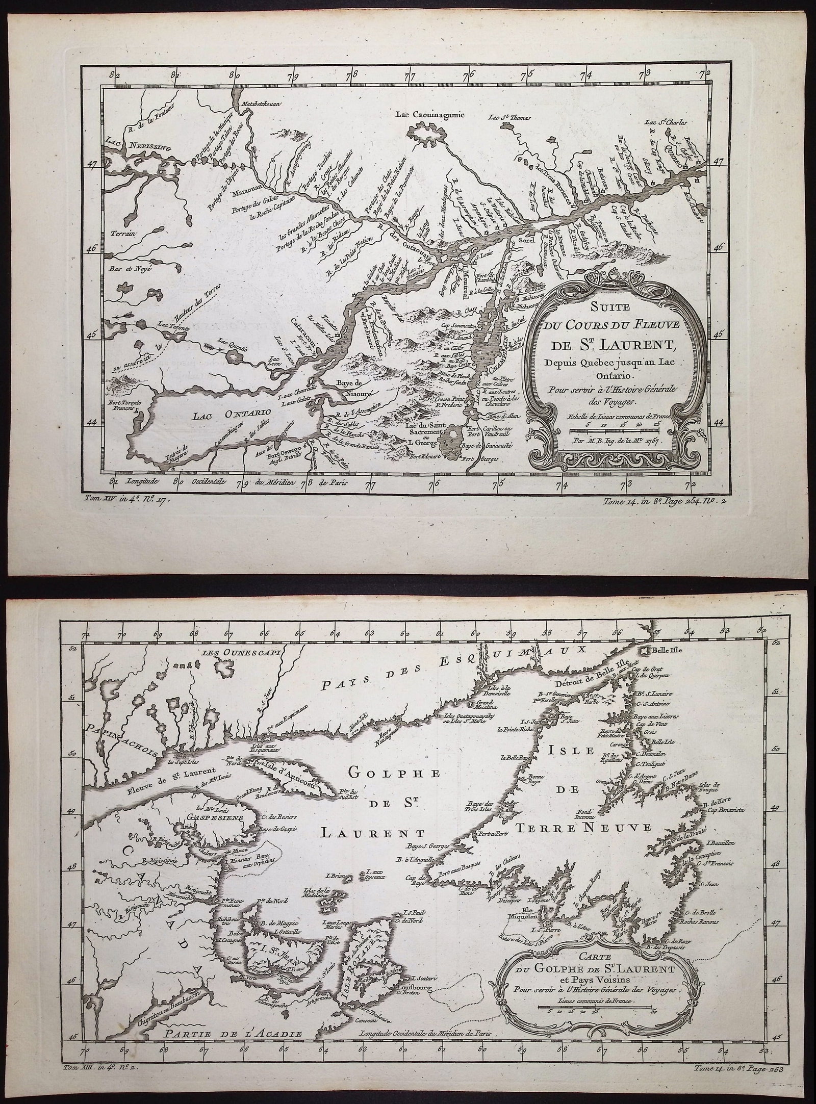 Prevost - 3 Maps of Saint Lawrence River, Canada (1 of 4)