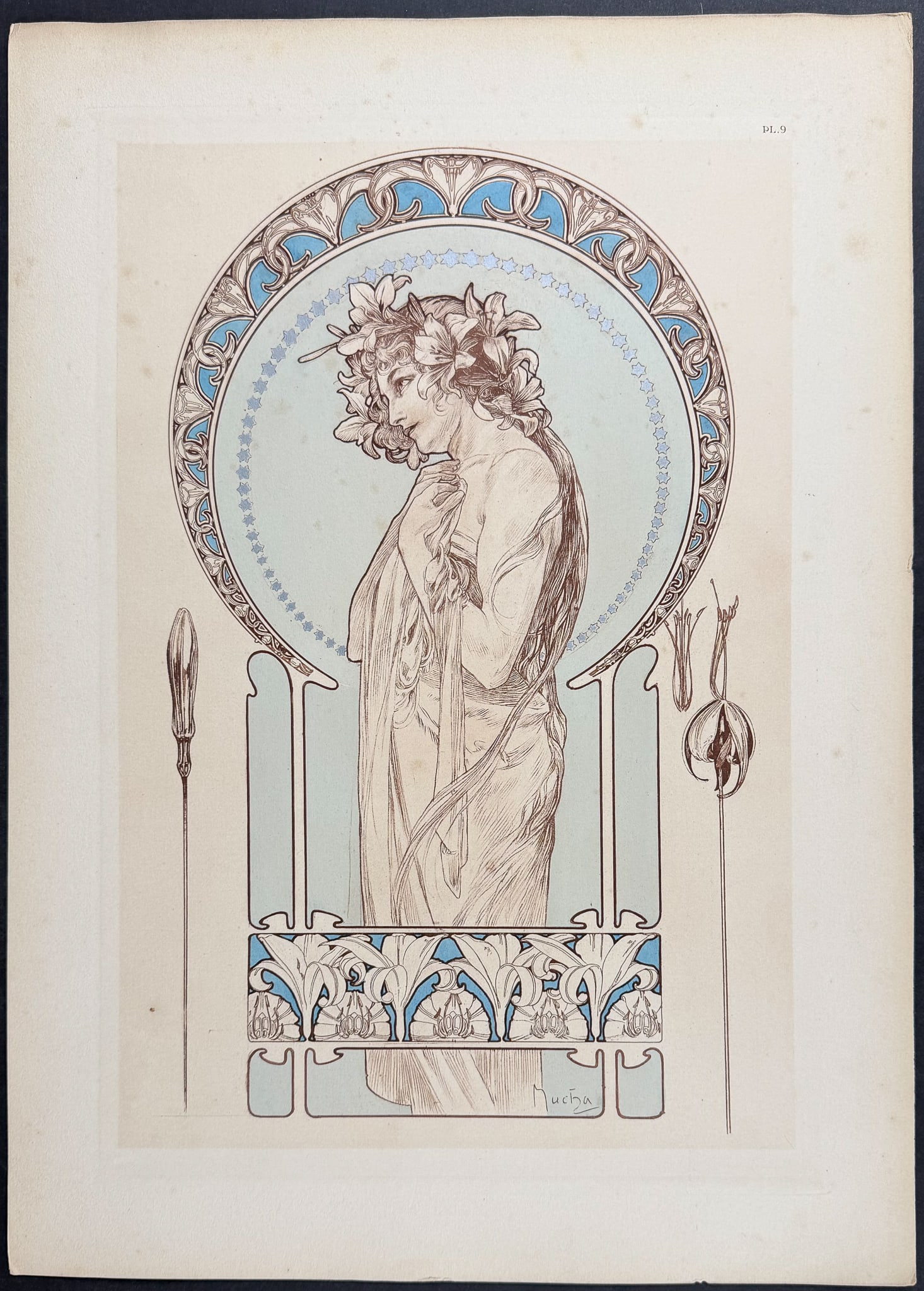 Mucha, Folio - Illustration of a Woman. 9 (1 of 1)