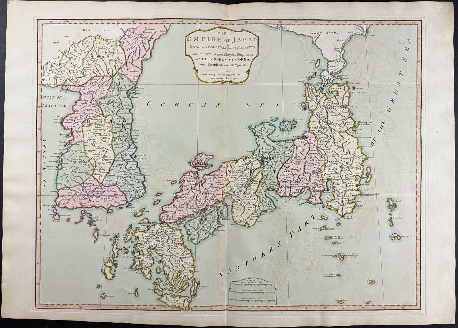 Laurie & Whittle - Map of Japan [The Empire of Japan, with the Kingdom of Corea, &c.] (1 of 1)