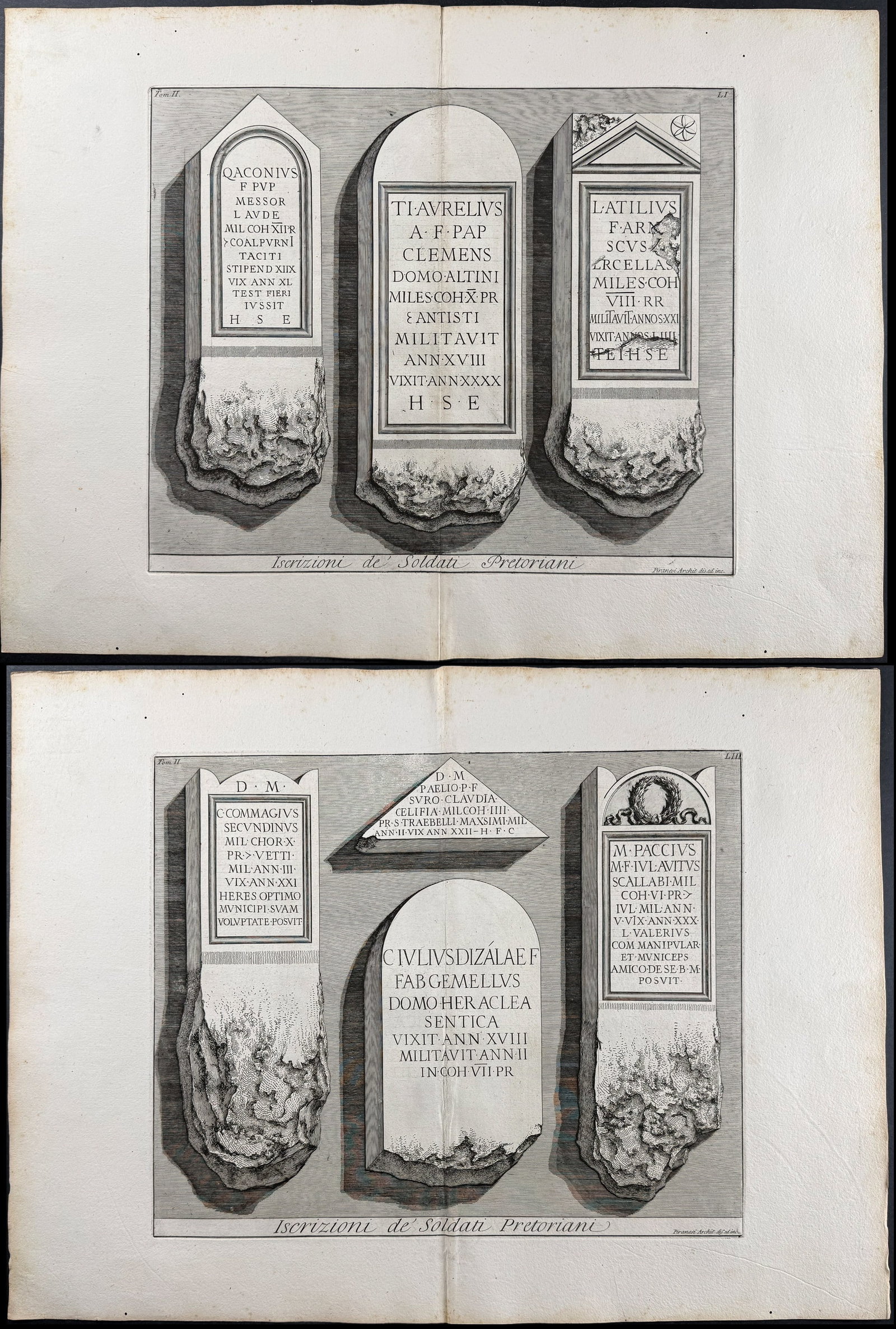 Piranesi - 4 Engravings of Roman Architecutre & Antiquities (1 of 5)