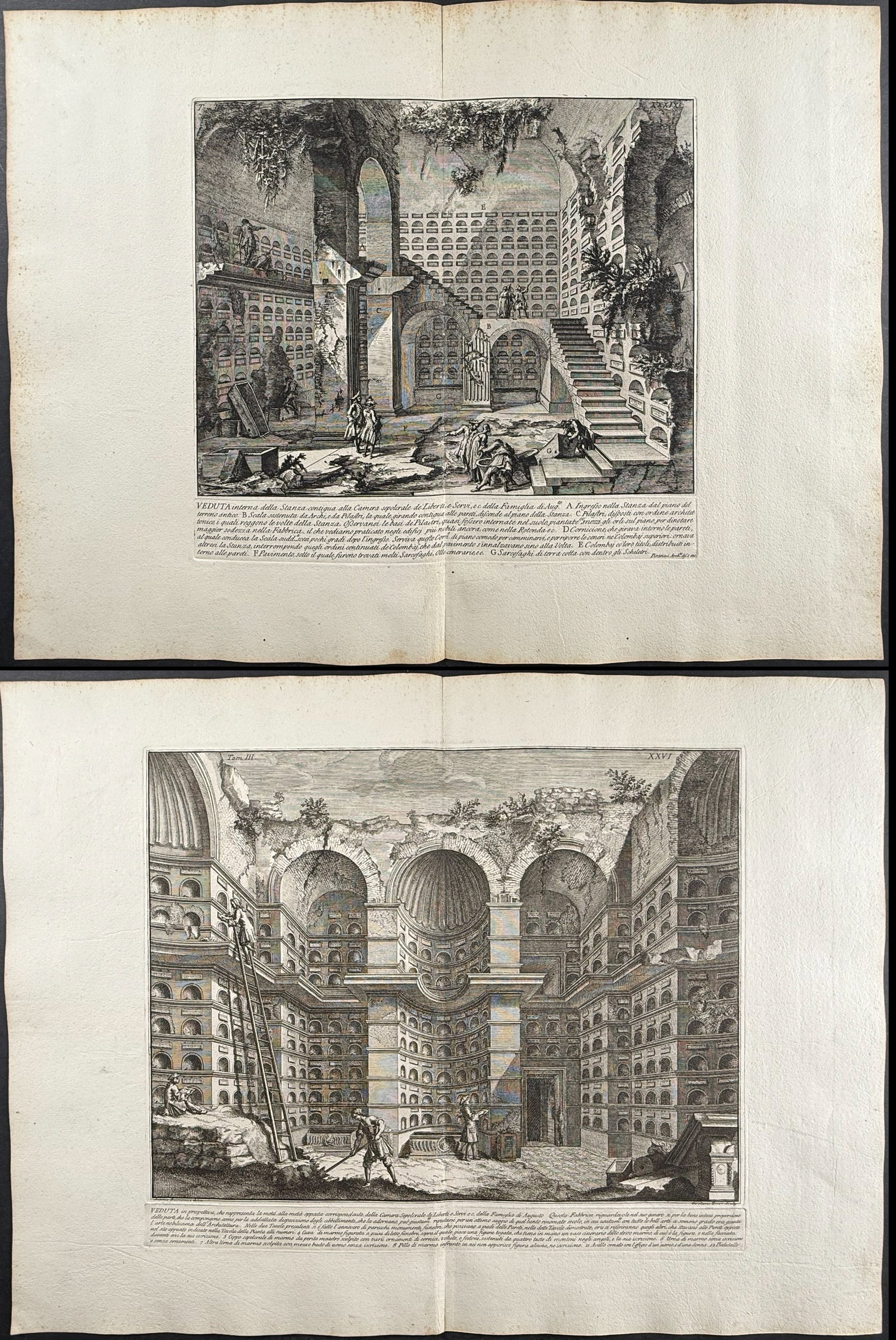 Piranesi - 4 Engravings of Roman Architecutre & Antiquities (1 of 5)