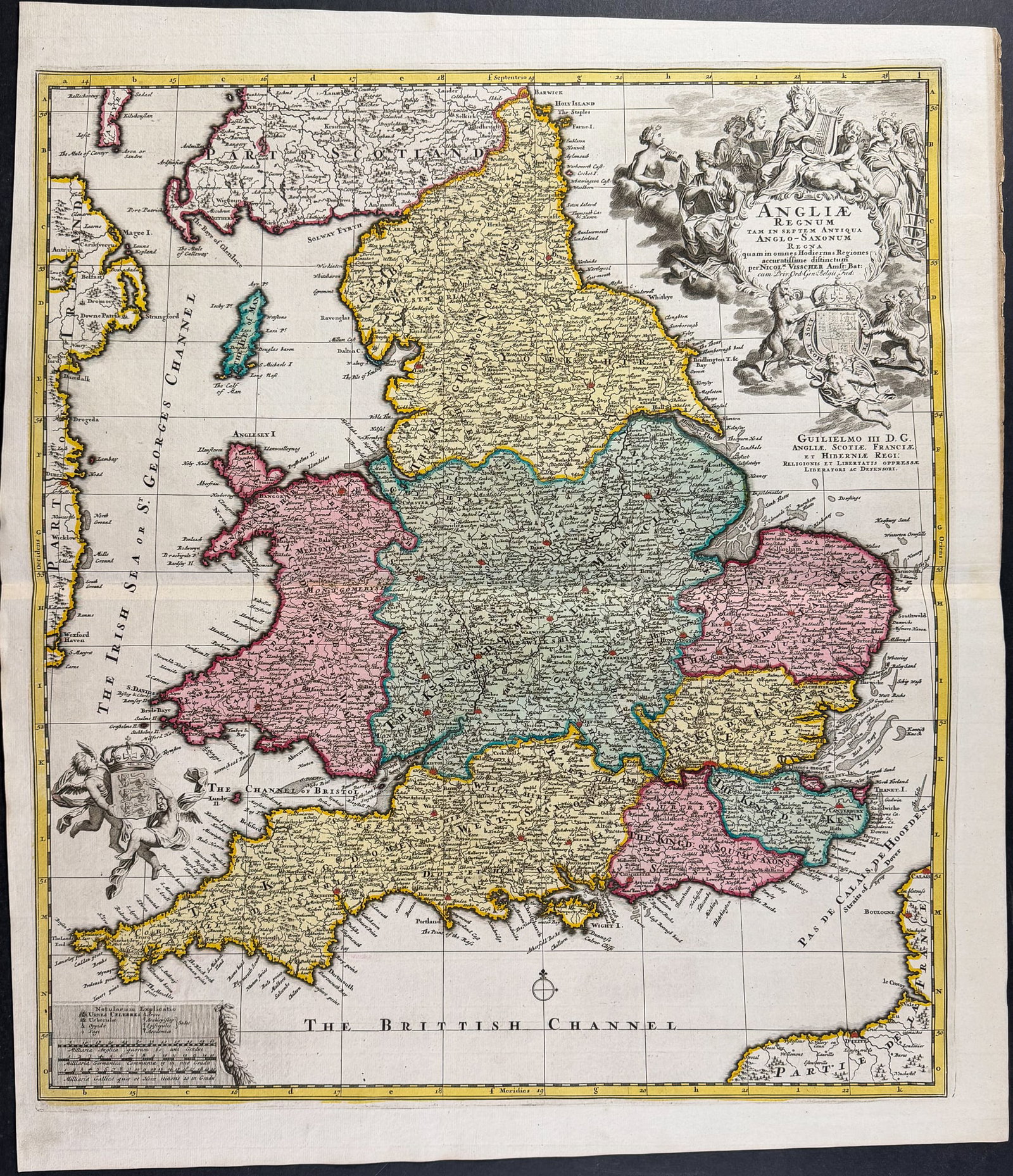 Visscher - Map of England (1 of 1)