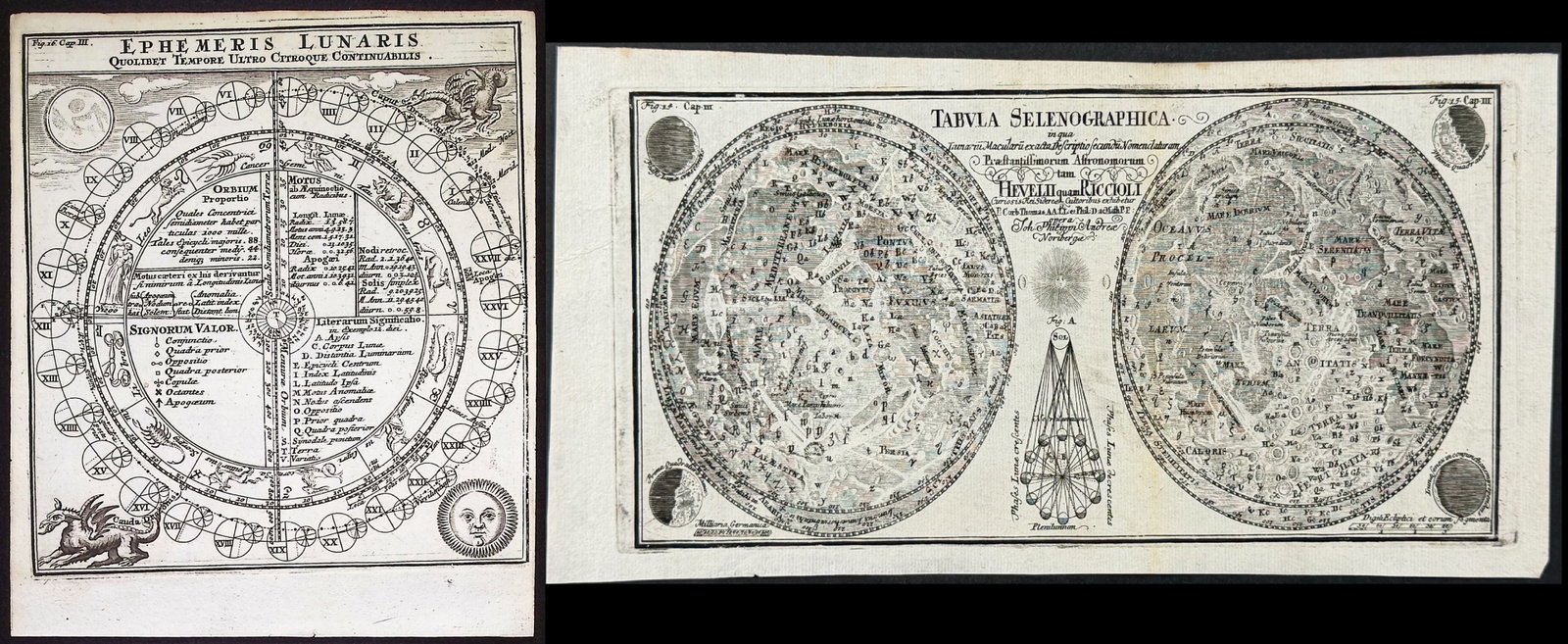 Thomas - Pair of Moon Engravings (1 of 3)
