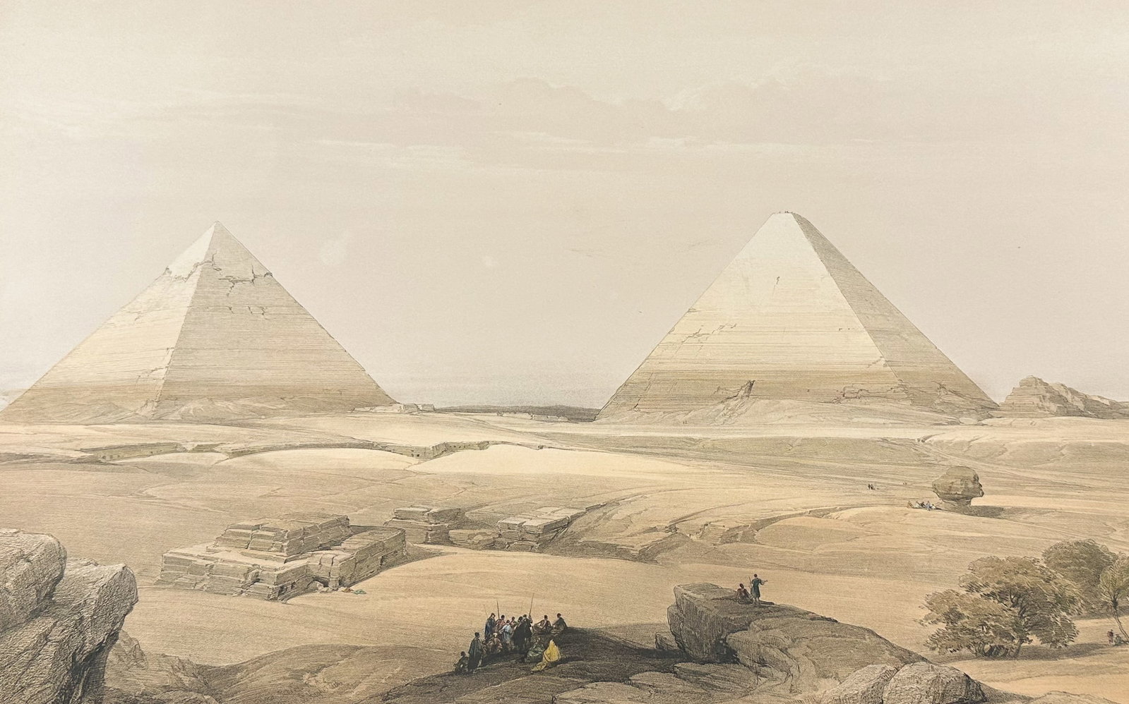 David Roberts - Pyramids of Geezeh (1 of 2)
