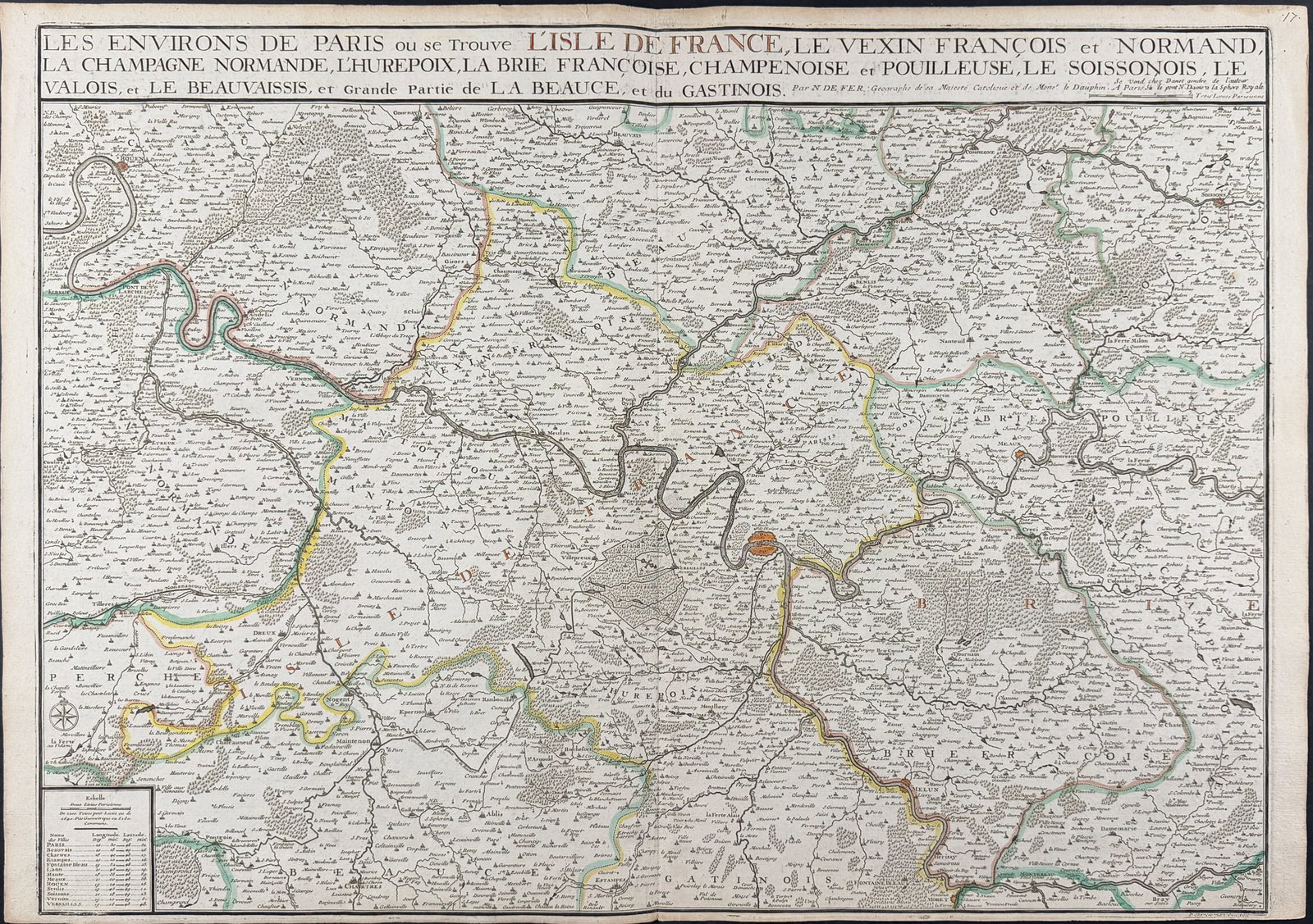 De Fer - Map of Paris, France (1 of 1)
