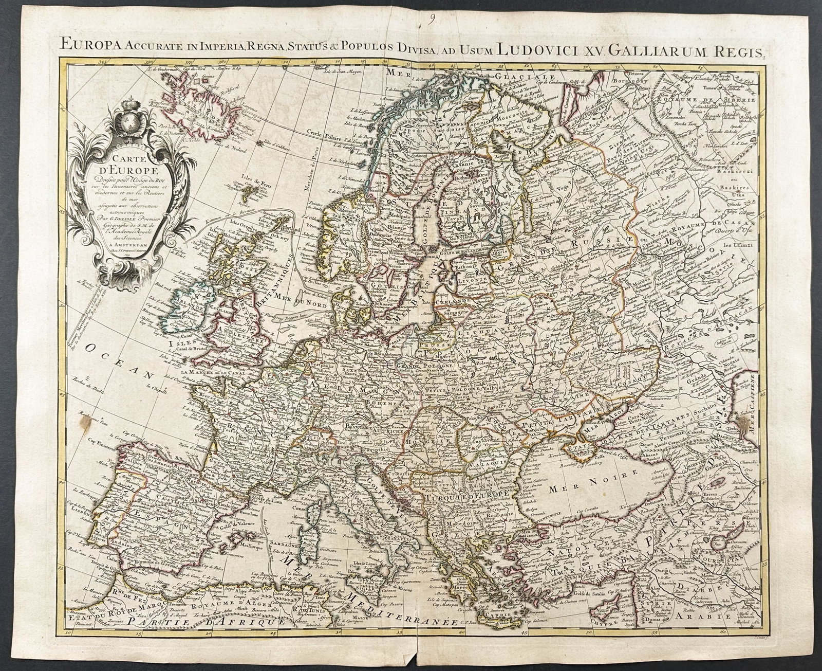 De L'Isle - Map of Europe (1 of 1)