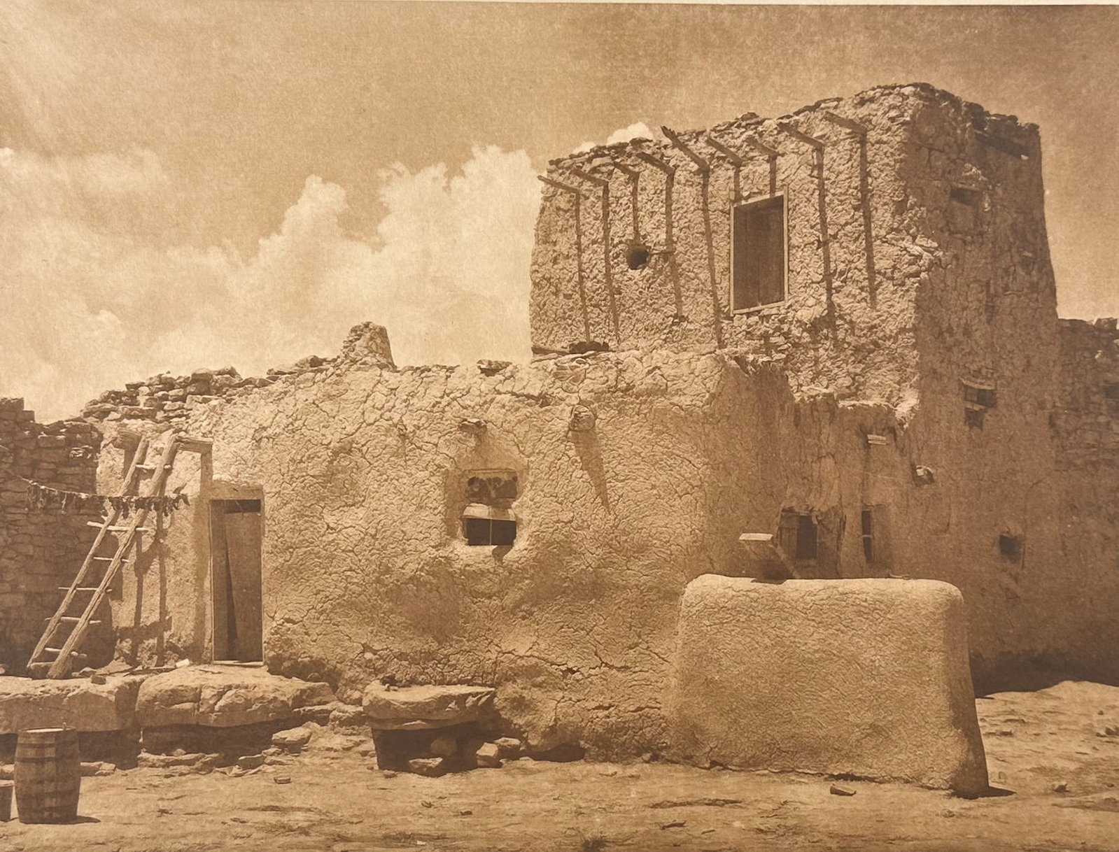 Edward Curtis, Folio - Paguate Watchtower (1 of 2)