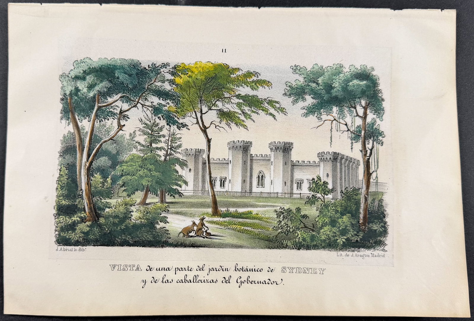 Rojas, Australia - View of part of the Sydney Botanic Gardens and the Governor's Stables (New (1 of 1)
