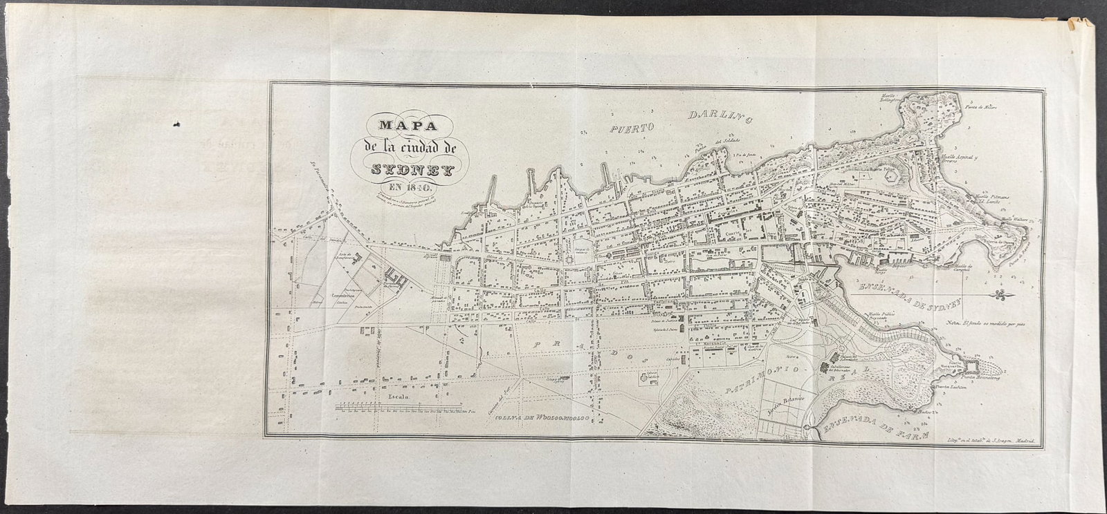 Rojas - Plan of Sydney, Australia (1 of 1)