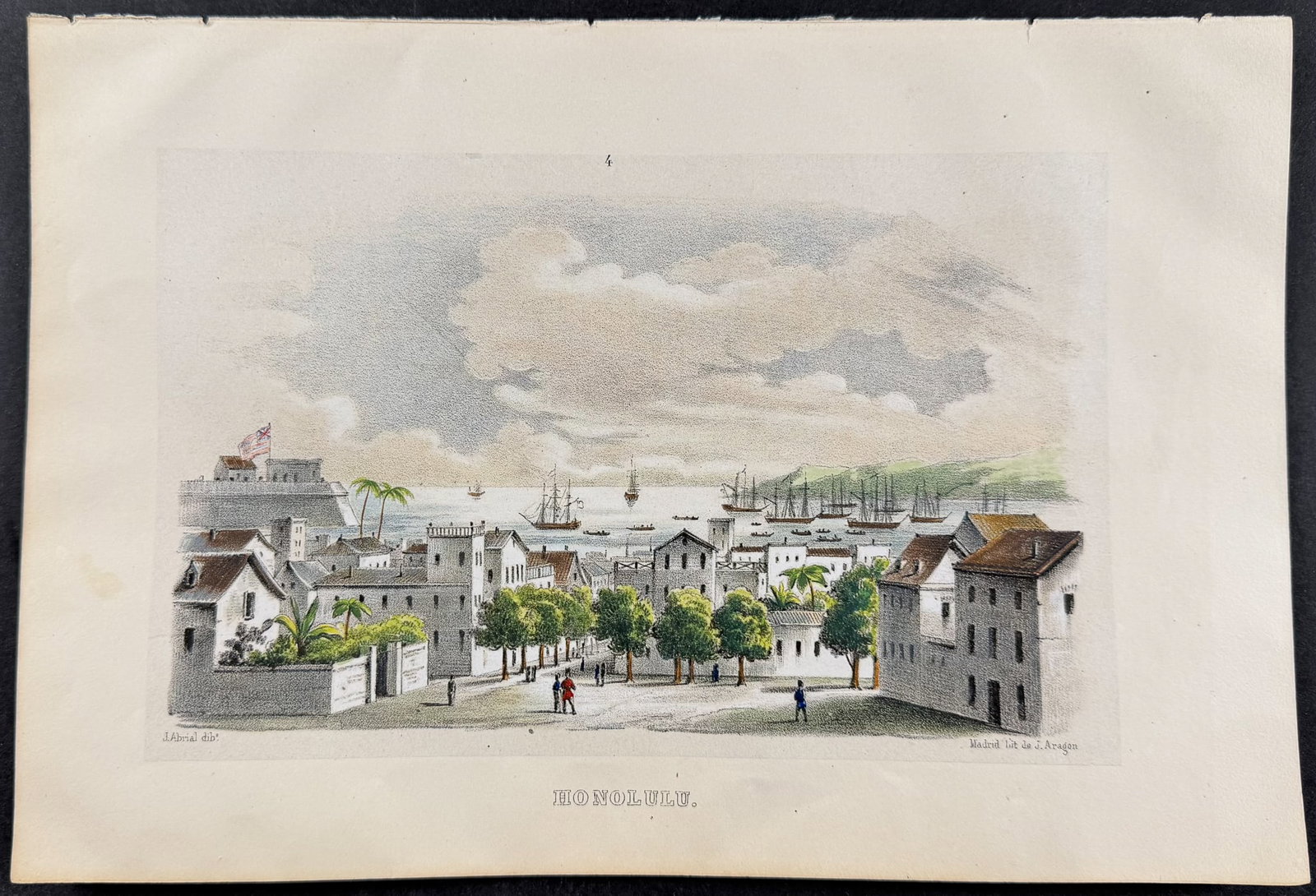 Rojas, Hawaii - View of Honolulu (Sandwich Islands) (1 of 1)