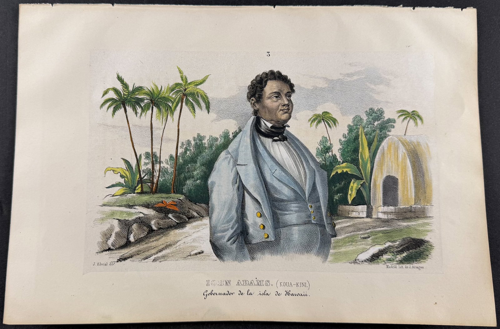 Rojas, Hawaii - John Adams (Koua-Kini), Governor of the Island of Hawai?i (Sandwich Islands) (1 of 1)