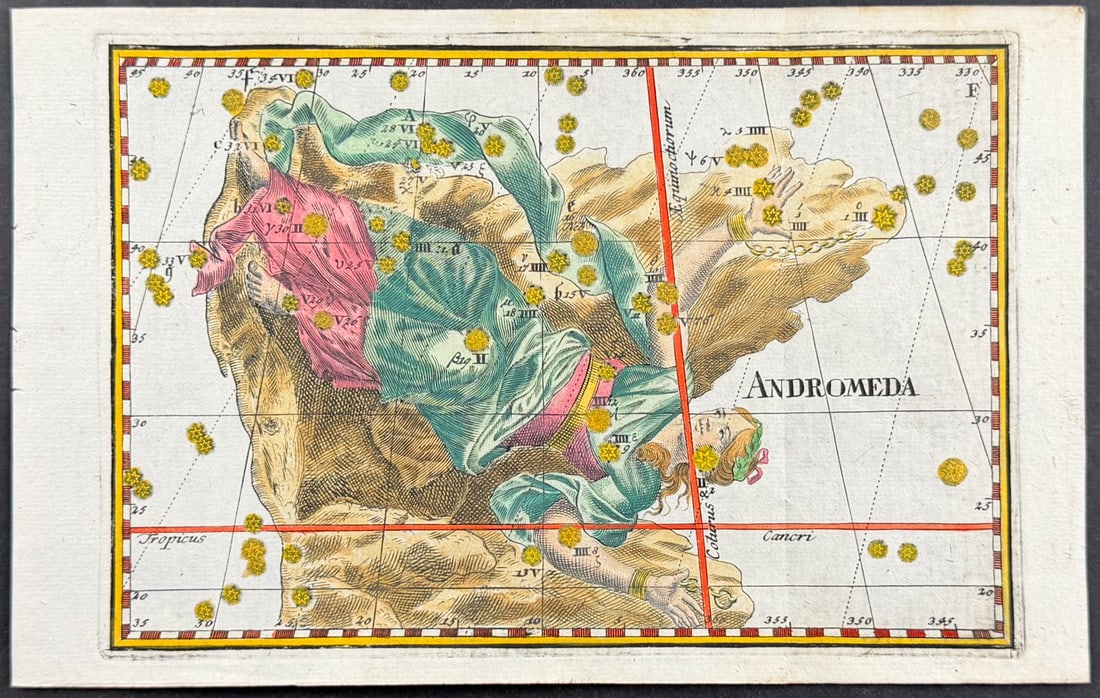 Thomas - Constellation or Celestial Chart of Andromeda (1 of 1)