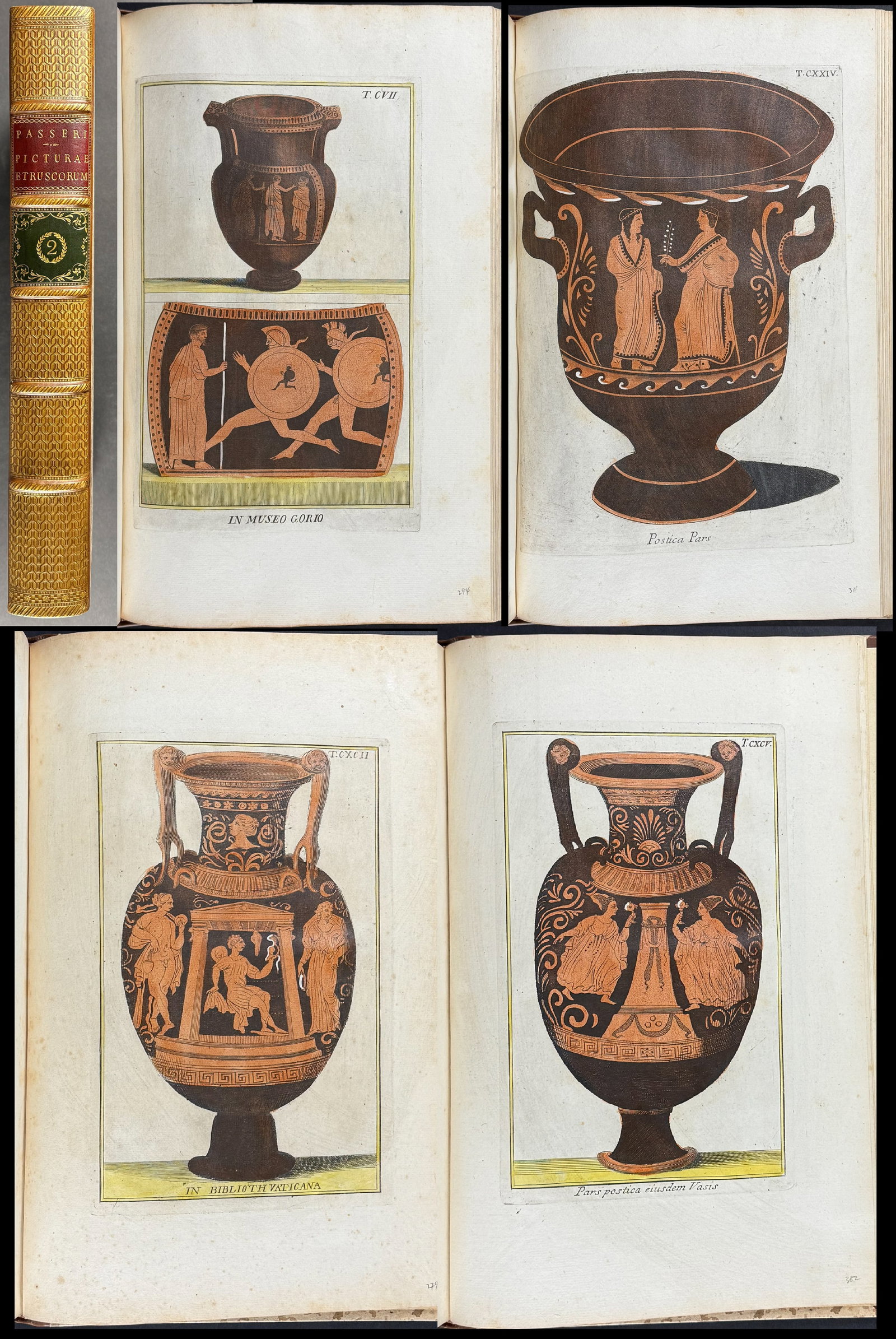 Passeri's Picturae Etruscorum.. - Volume 2 with 94 Hand-colored Engravings (1 of 20)