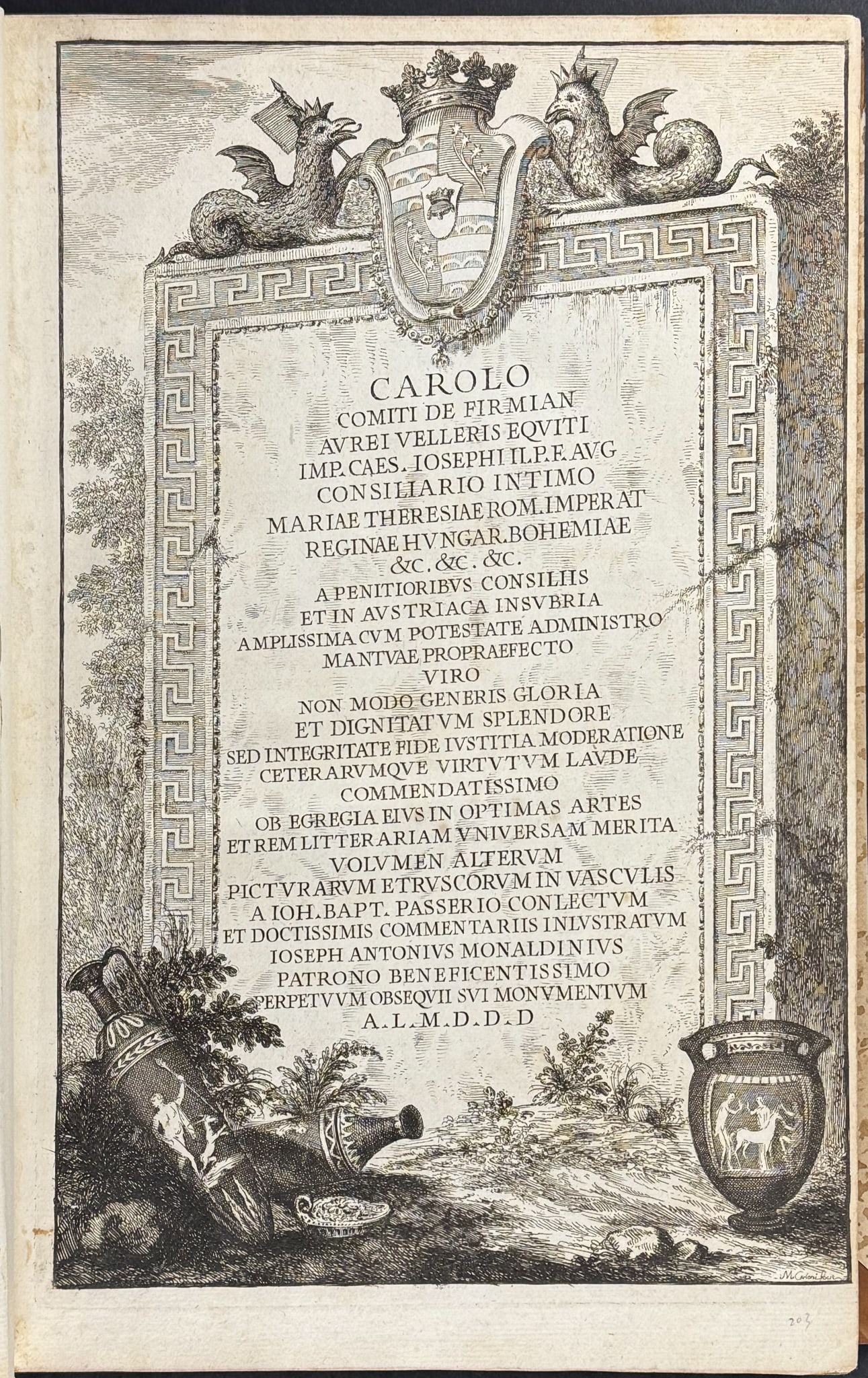 Passeri's Picturae Etruscorum.. - Volume 2 with 94 Hand-colored Engravings - 6