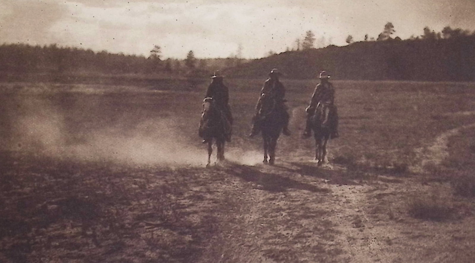 Edward Curtis - Jicarillas: This moving photogravure in quarto size is from Edward Curtis's The North American Indian being a Series of Volumes Picturing and Describing the Indians of the United States and Alaska. Edited by